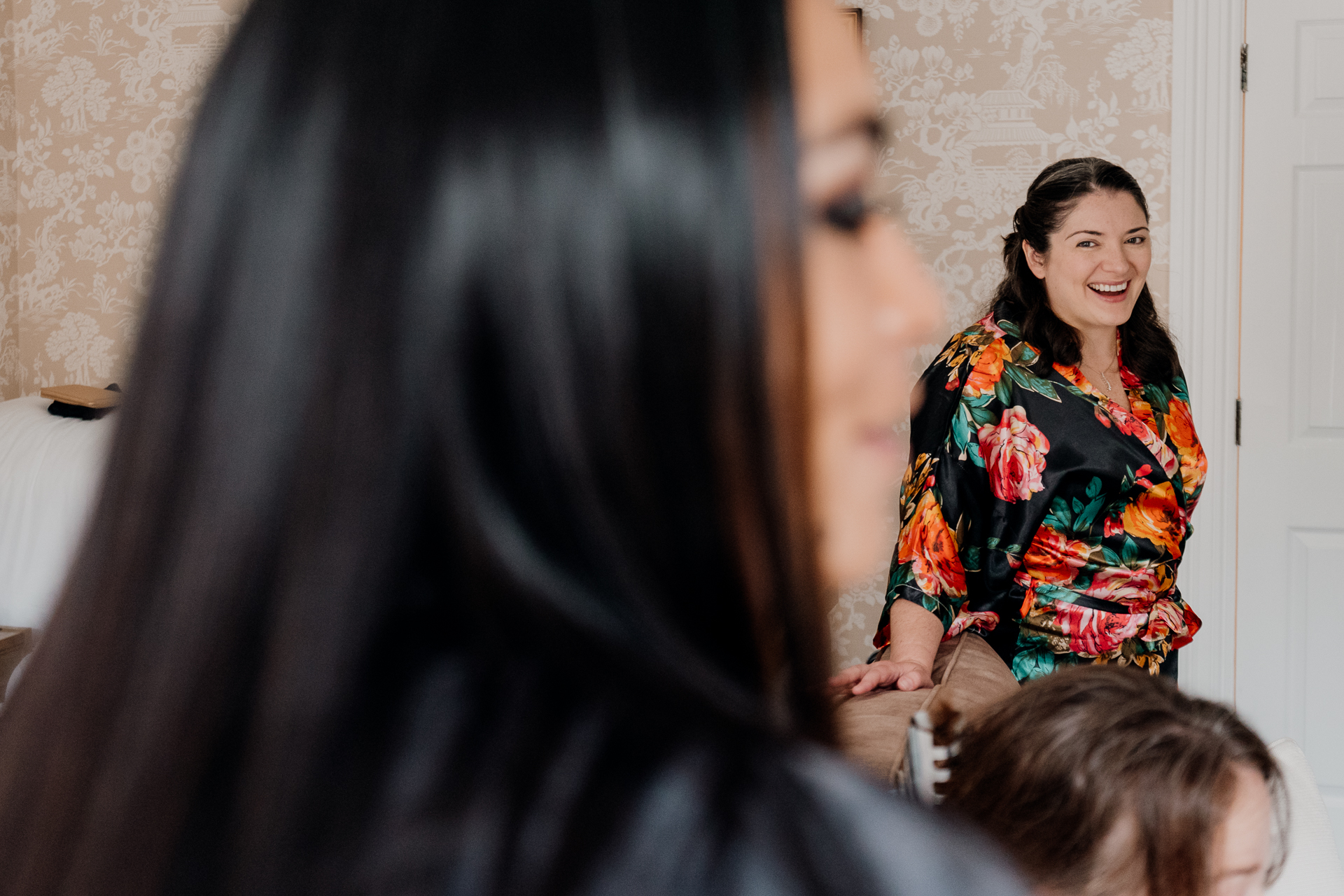 Wedding reception at Barberstown Castle, featuring joyful celebrations.