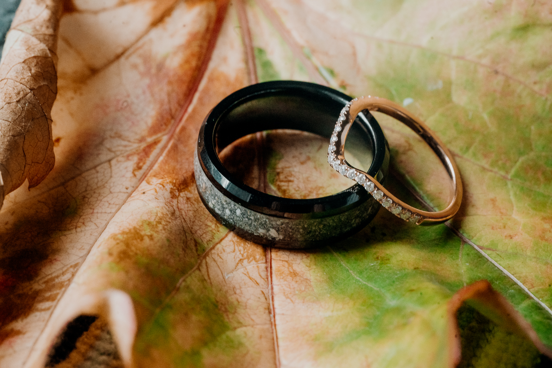 A ring on a leaf