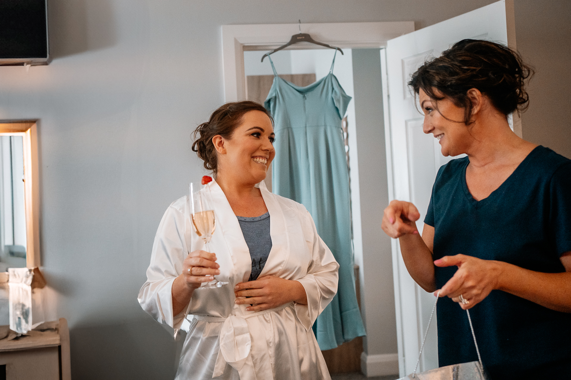 A doctor talking to a patient