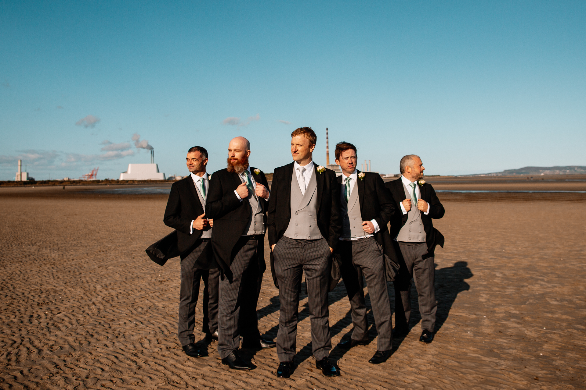 A group of men in suits