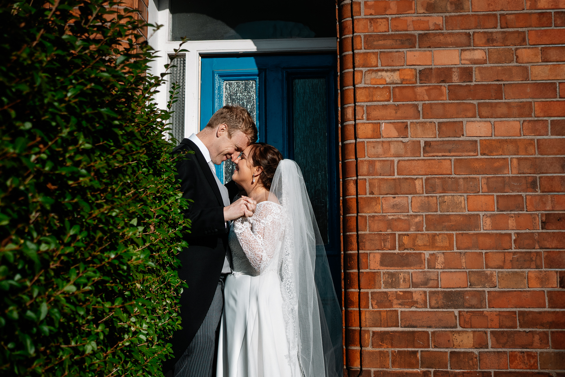 A man and woman kissing