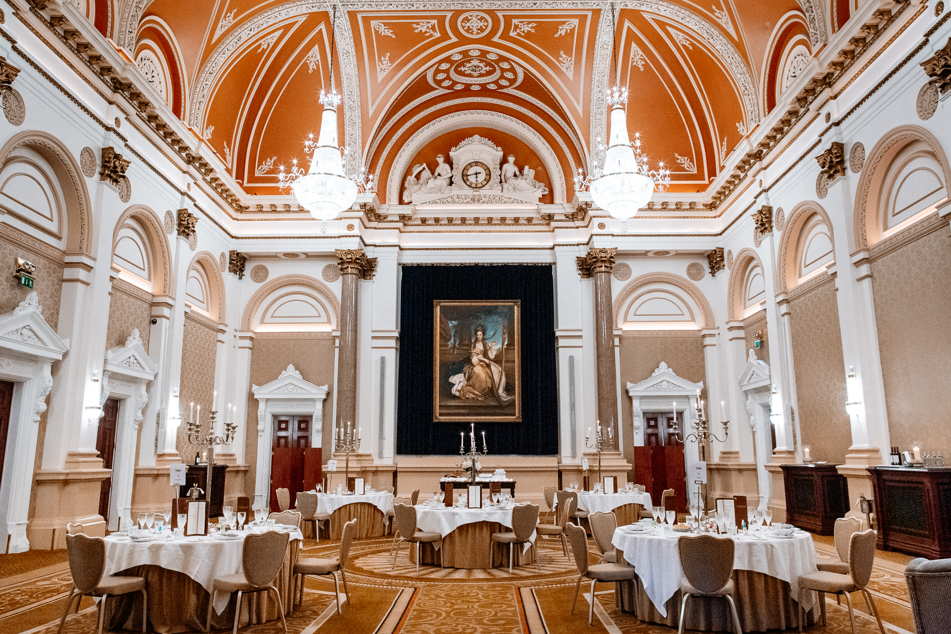 A room with tables and chairs