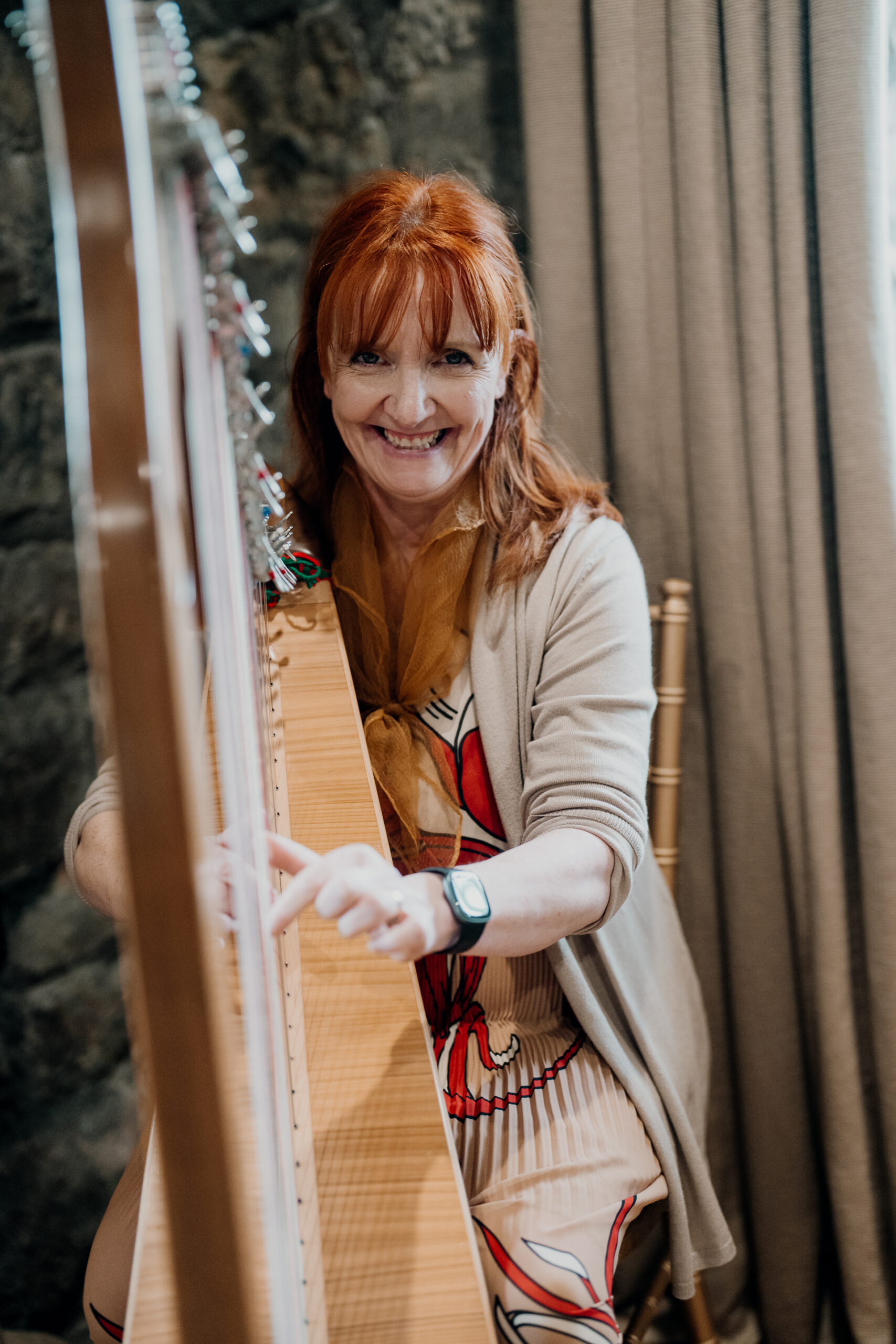 Wedding ceremony at Cloughan Castle, captured by Galway Wedding Photographer Wojciech Koza, highlighting the romantic setting and candid emotions.