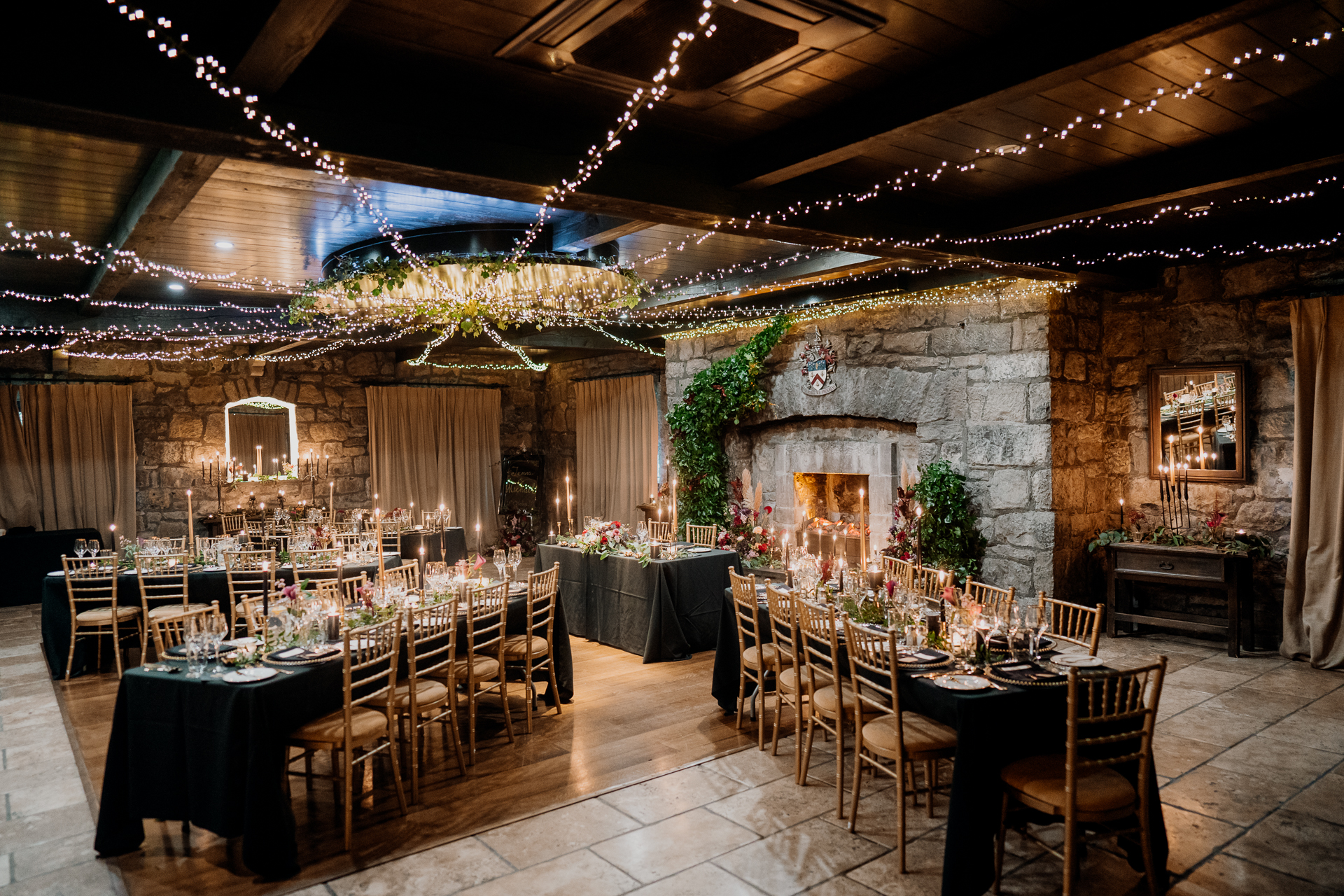 Emotional wedding speeches during the reception at Cloughan Castle, photographed by Galway Wedding Photographer Wojciech Koza.