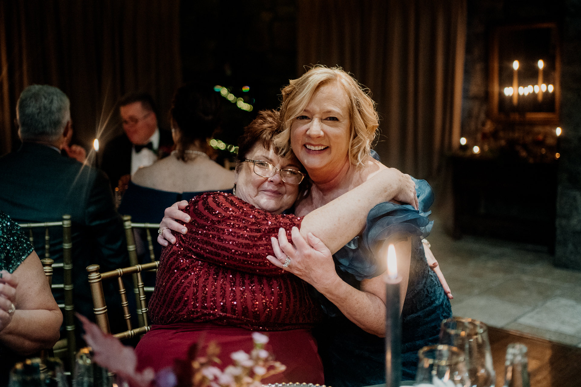 Emotional wedding speeches during the reception at Cloughan Castle, photographed by Galway Wedding Photographer Wojciech Koza.