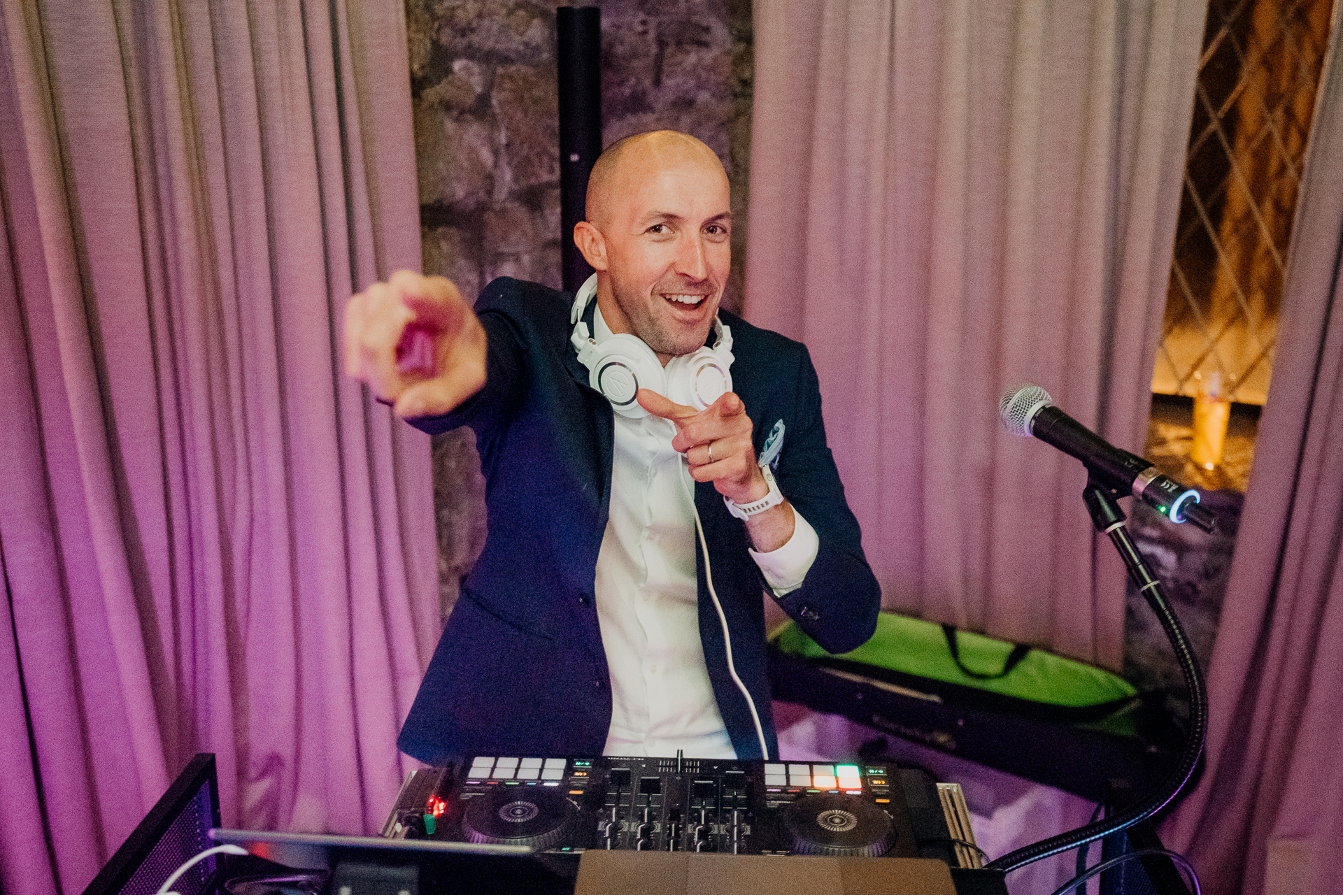 Bride and groom enjoying their first dance at Cloughan Castle, captured by Galway Wedding Photographer Wojciech Koza.