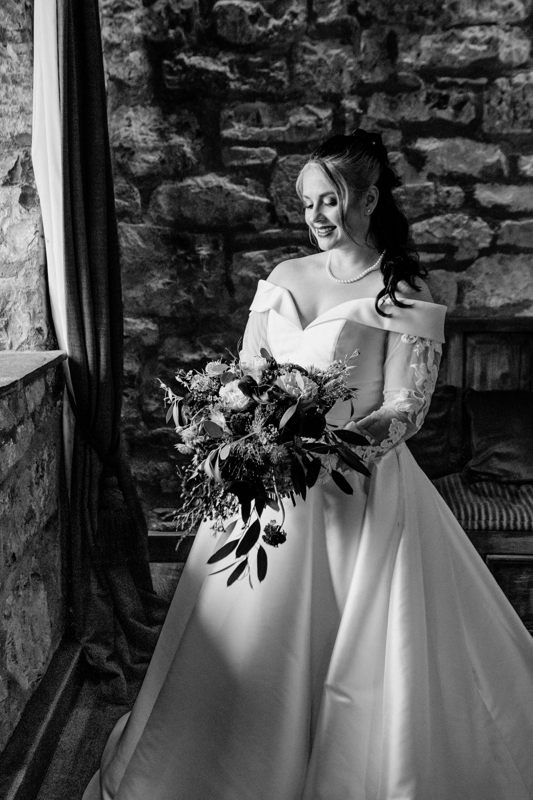 Bride and groom preparations at Cloughan Castle, beautifully captured by Galway Wedding Photographer Wojciech Koza.