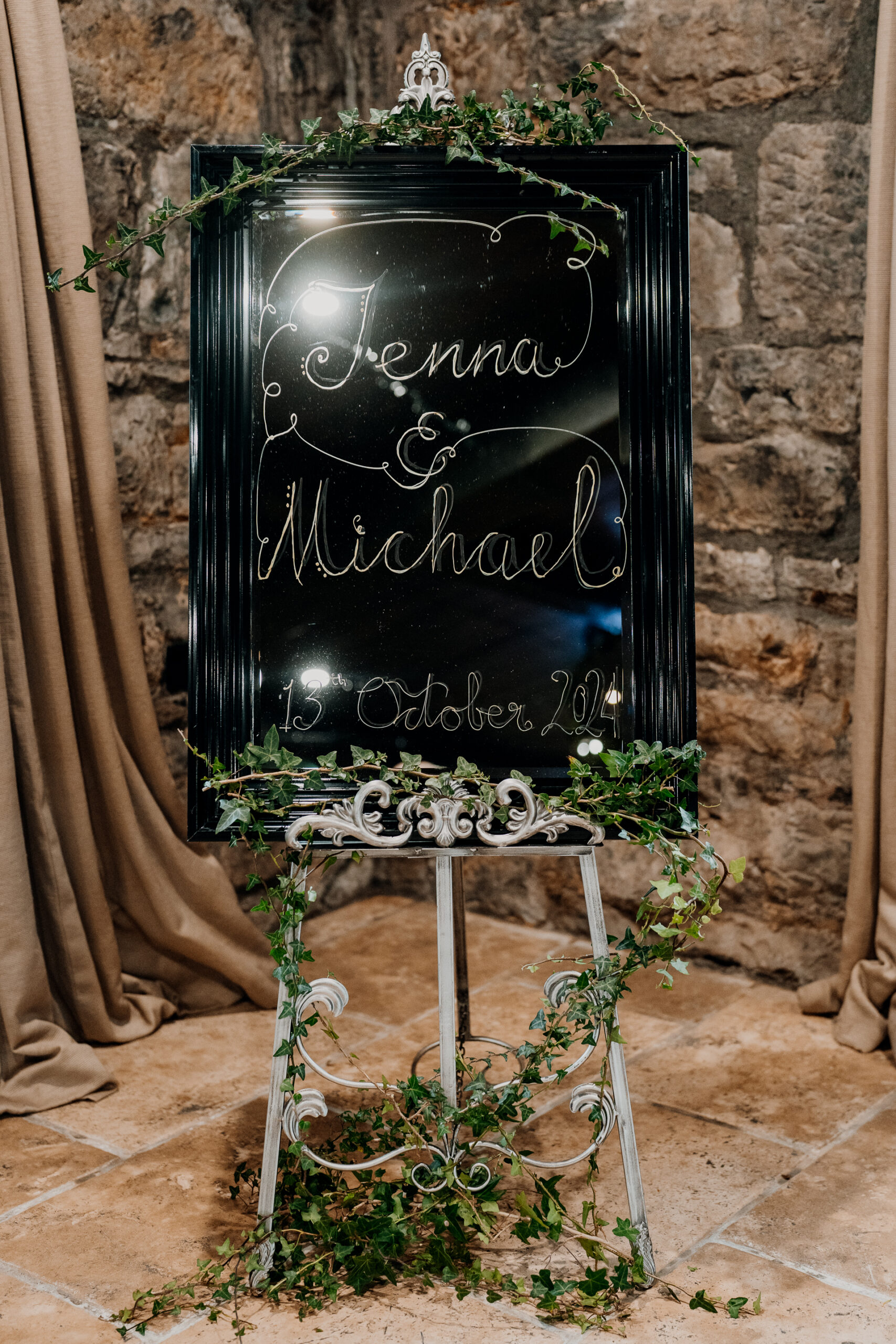 Wedding ceremony at Cloughan Castle, captured by Galway Wedding Photographer Wojciech Koza, highlighting the romantic setting and candid emotions.