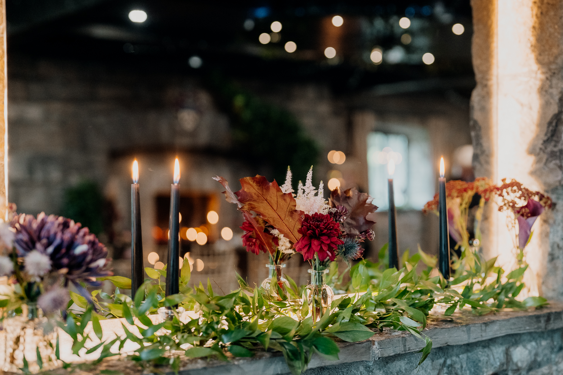 Wedding ceremony at Cloughan Castle, captured by Galway Wedding Photographer Wojciech Koza, highlighting the romantic setting and candid emotions.