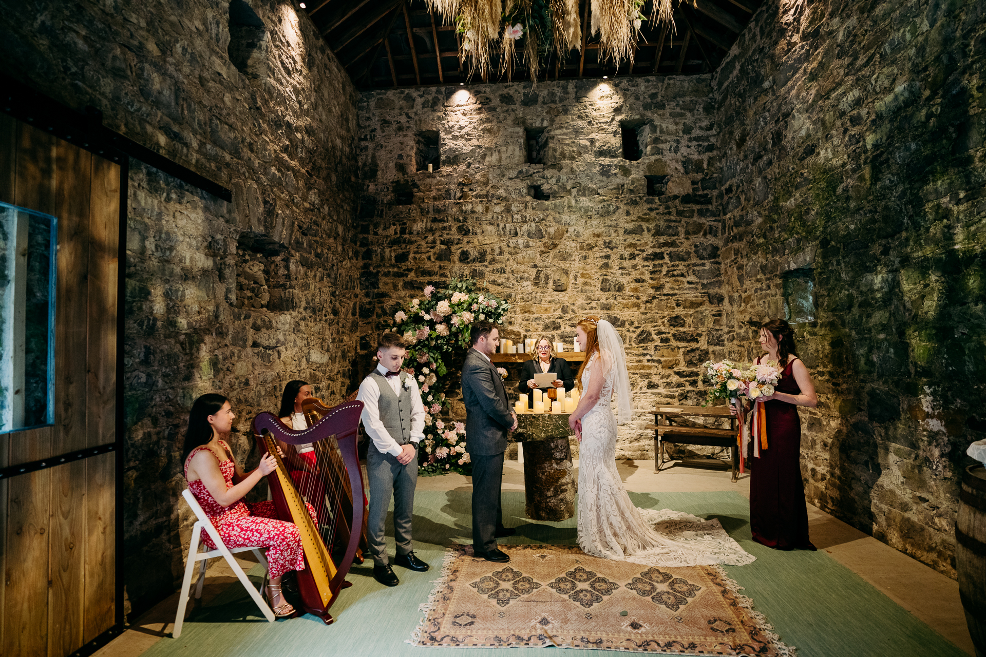 A group of people in a room