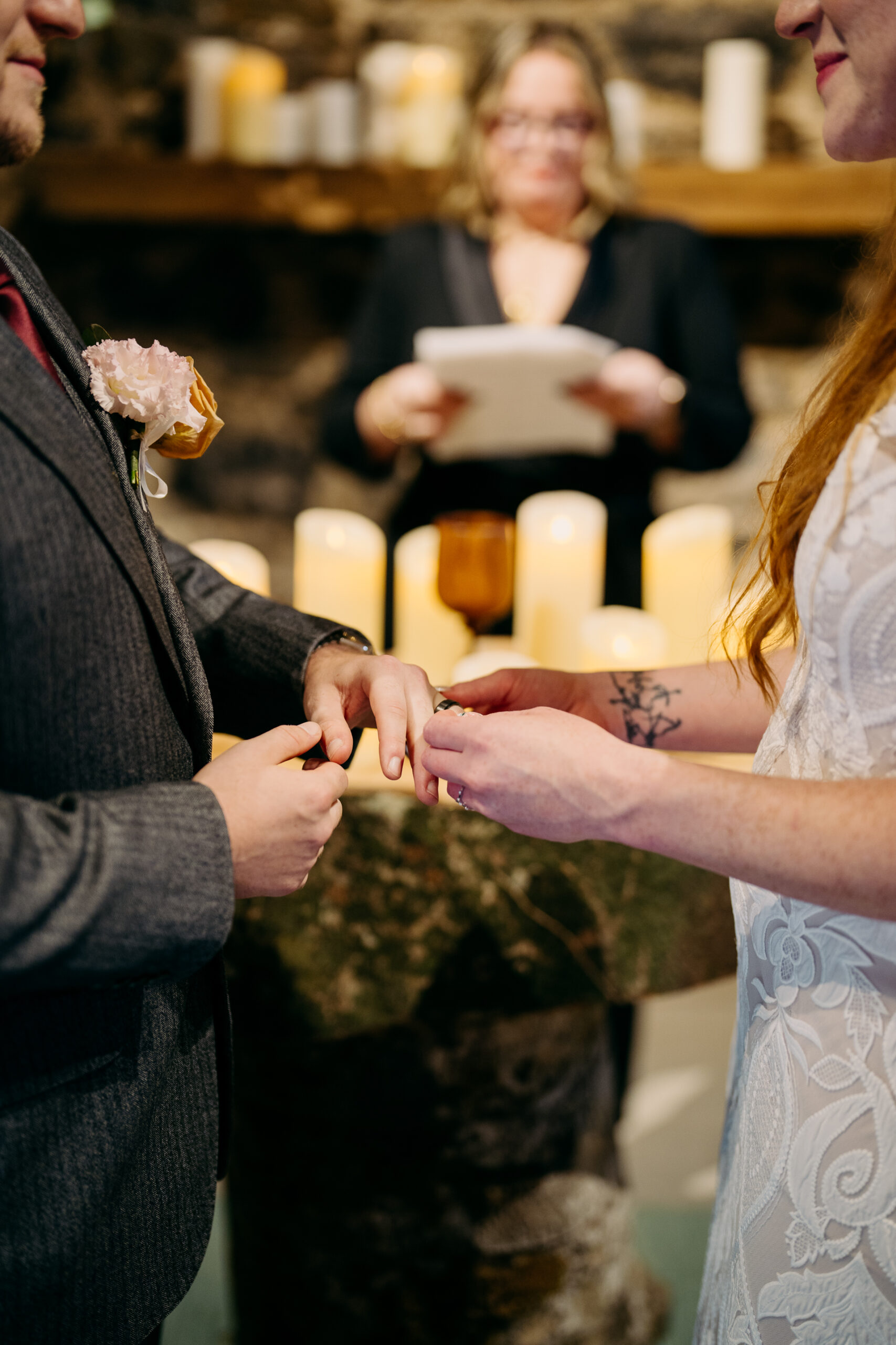 A person holding a plate