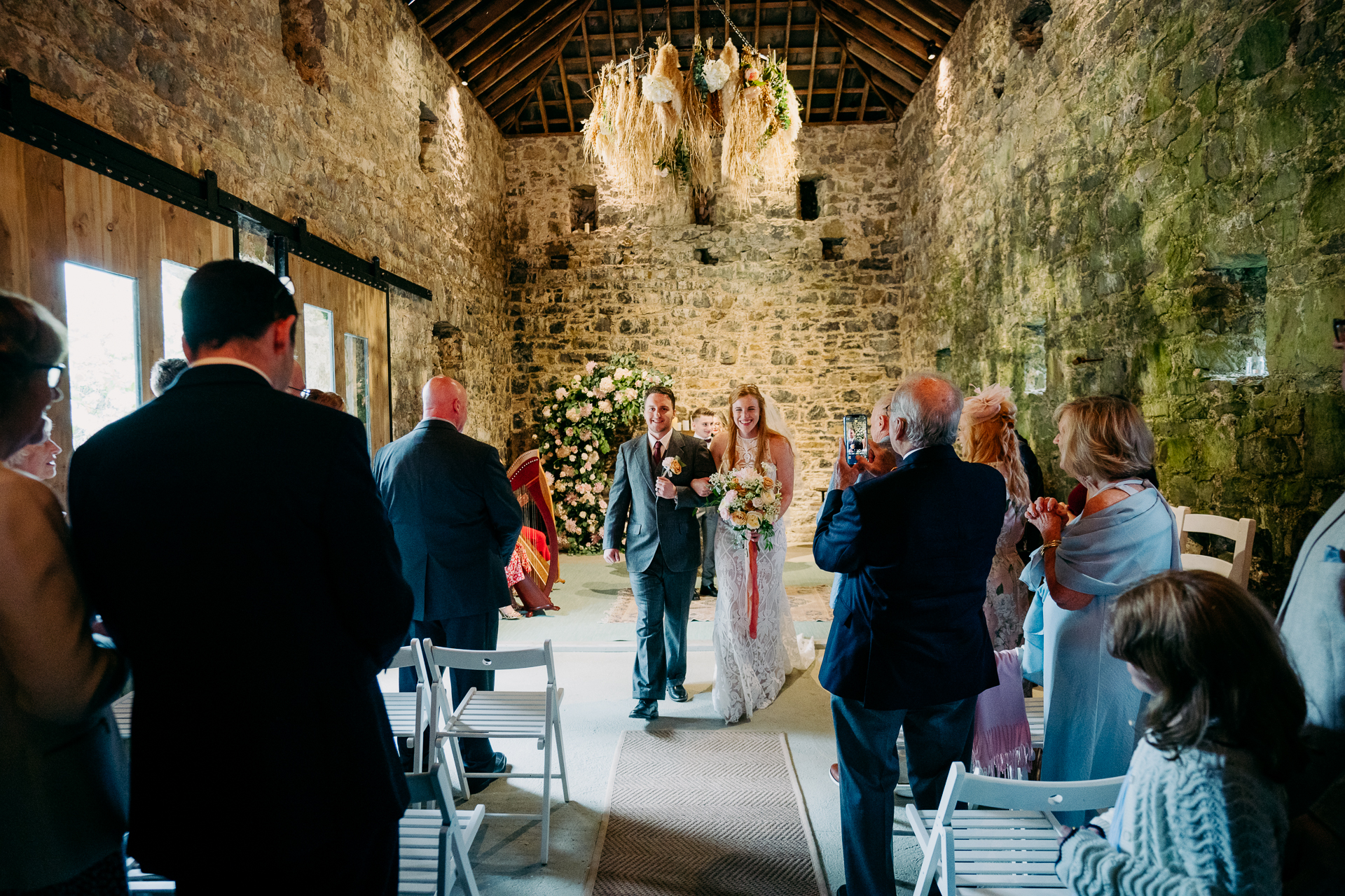 A group of people in a room