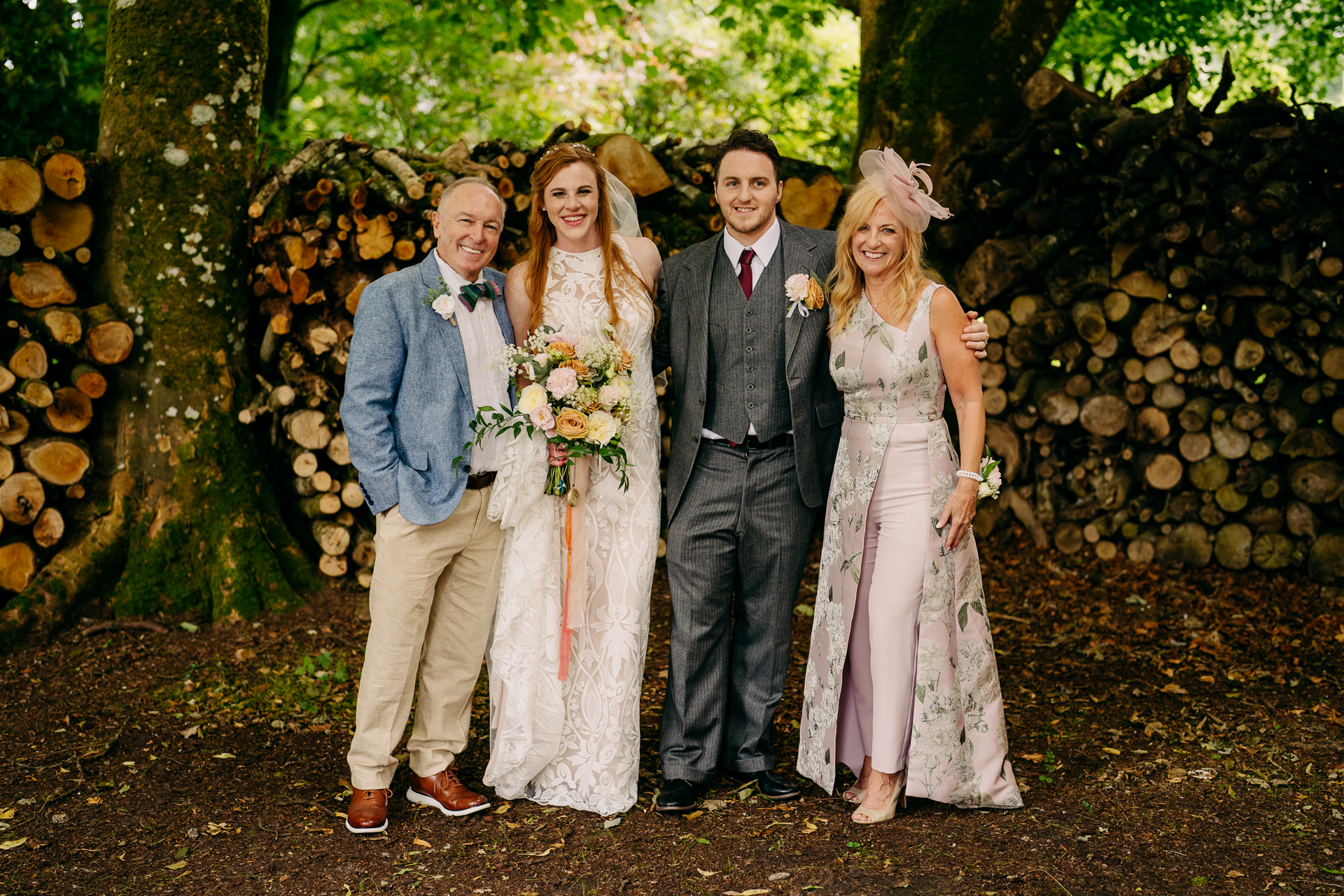 A group of people posing for a photo