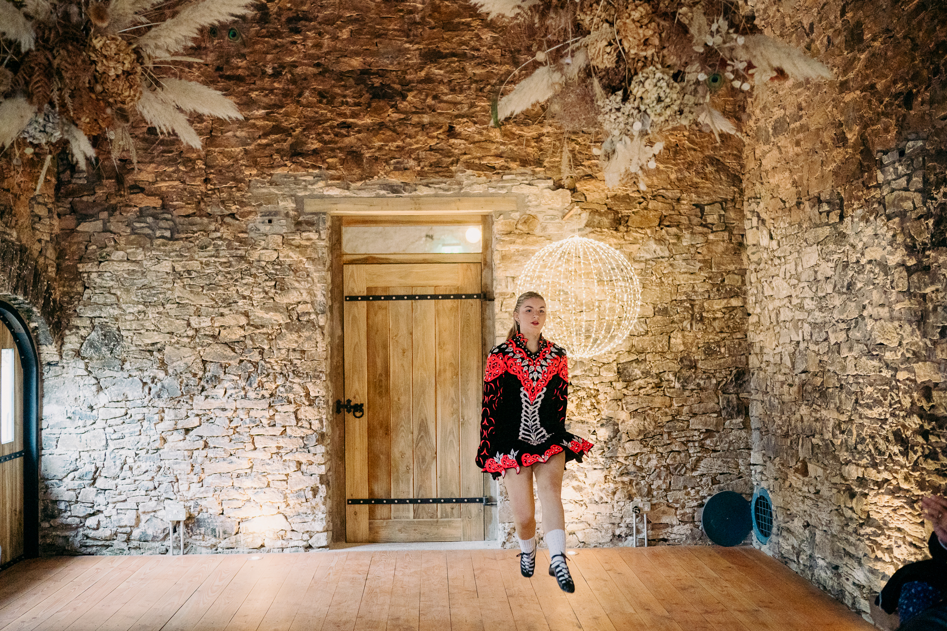 A person standing in a doorway