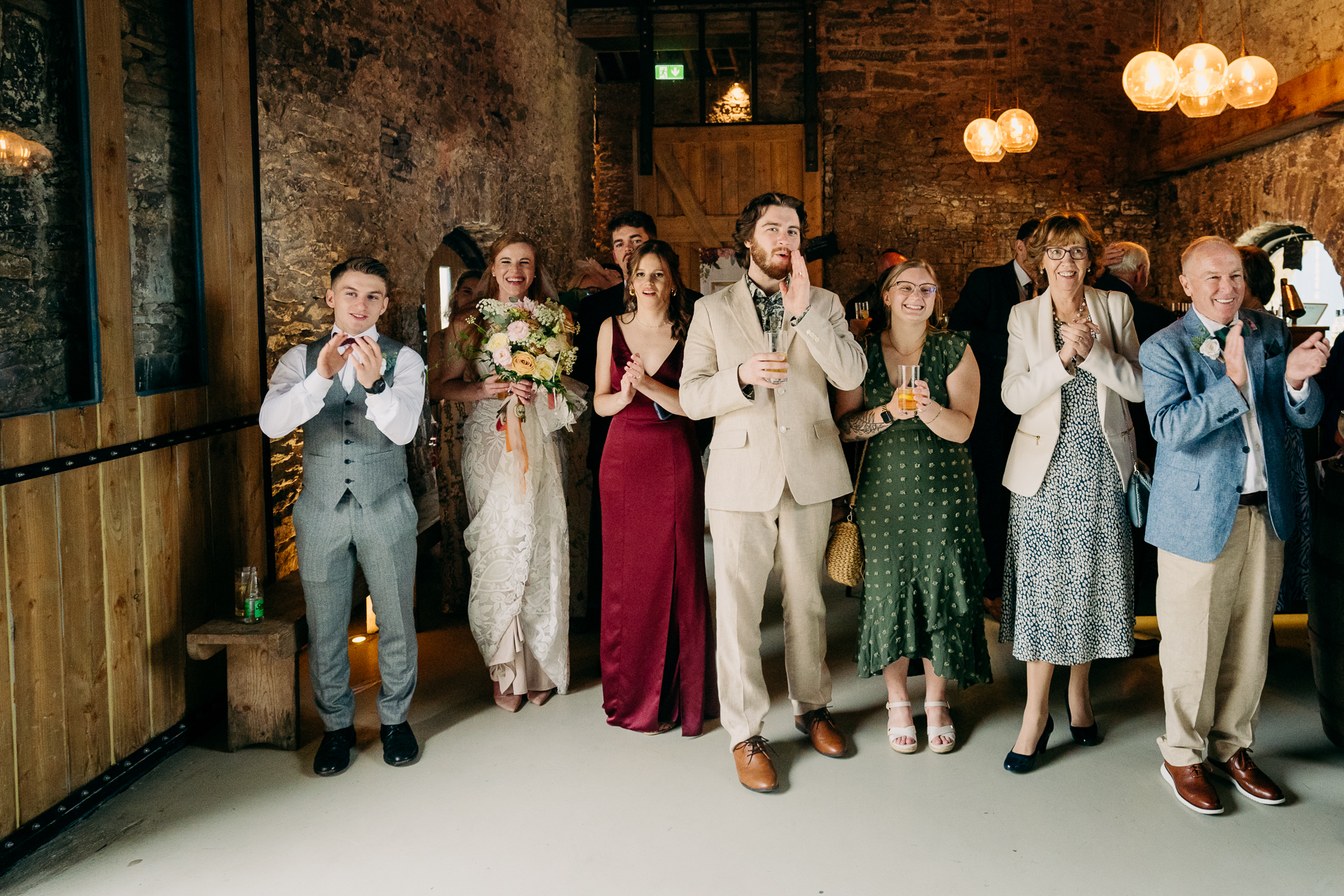 A group of people posing for a photo