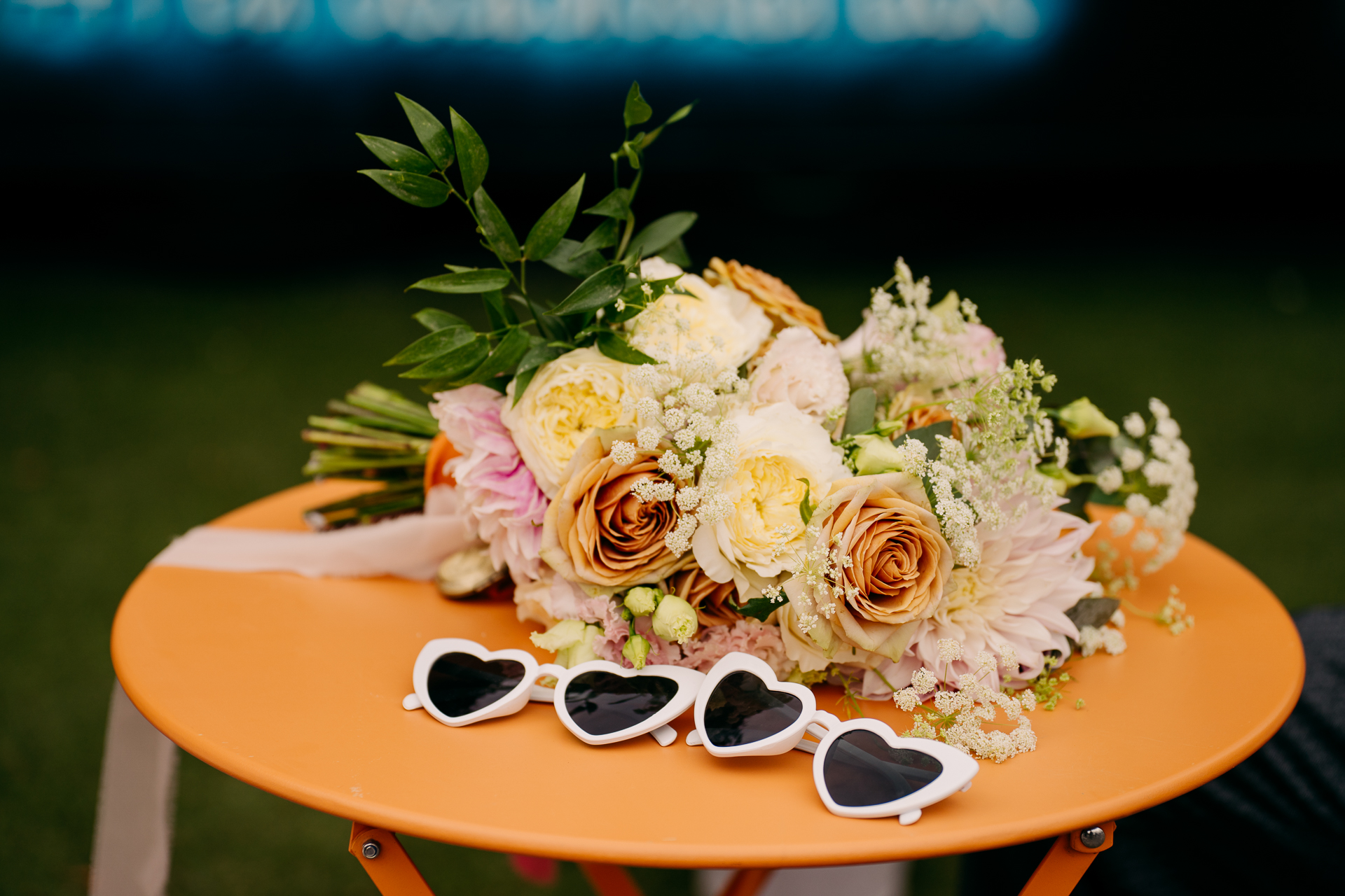 A cake with flowers on it