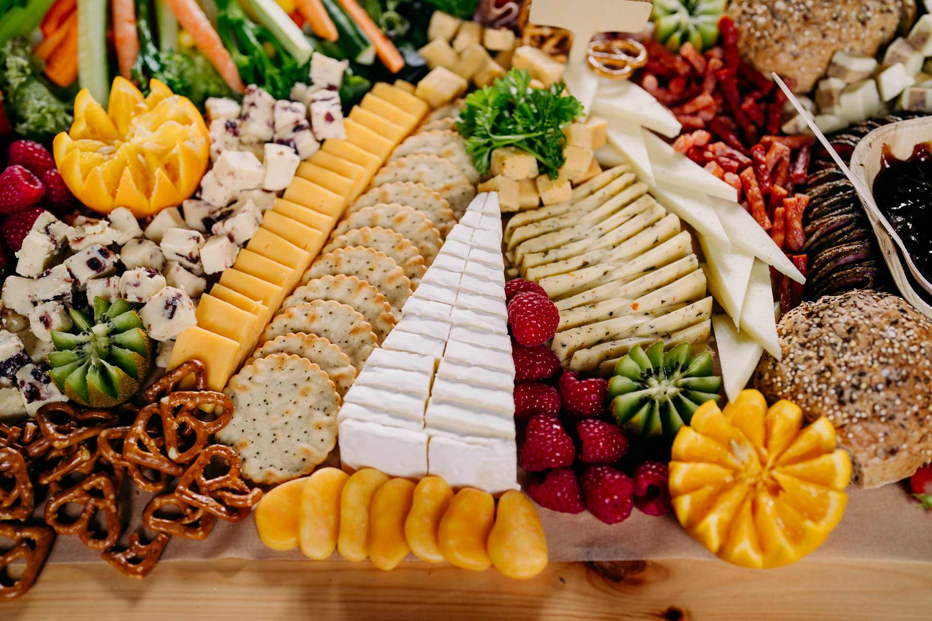 A table full of food