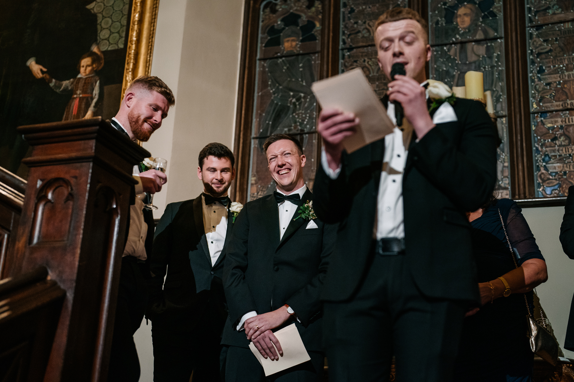 A group of men in suits