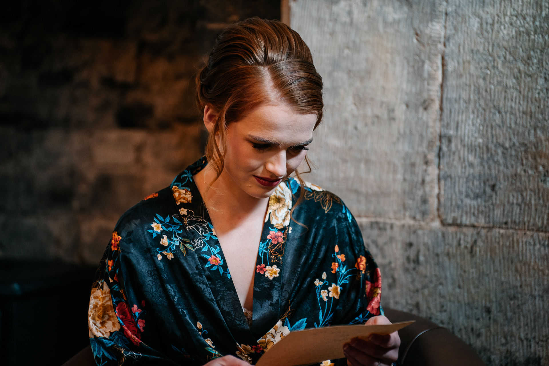 A person looking at a book