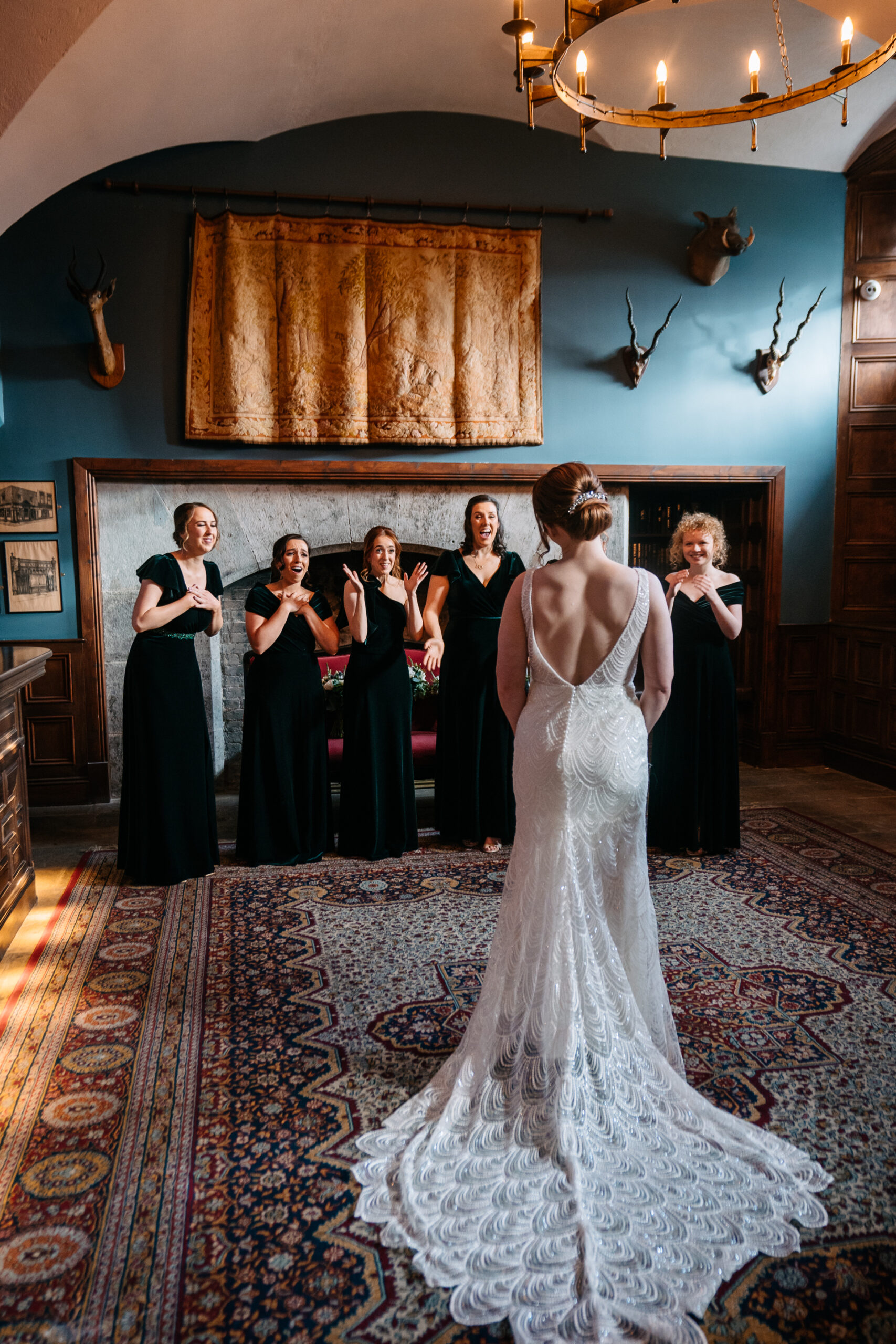 Elegant moments captured during a stunning Markree Castle Destination Wedding in Ireland. From the timeless charm of the castle's interiors to the romantic outdoor settings, these photographs tell the story of love and celebration in one of Ireland's most iconic wedding venues. Each image reflects the authentic emotions and unique atmosphere of this unforgettable day.