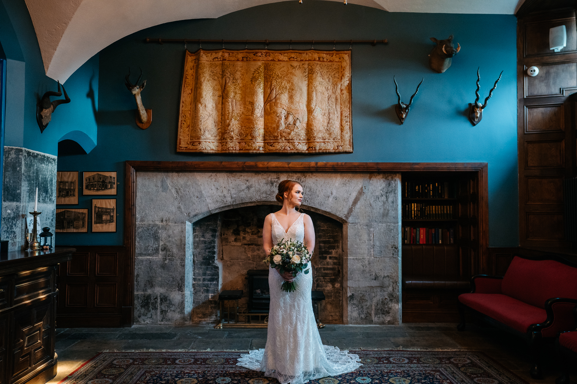 A person in a wedding dress