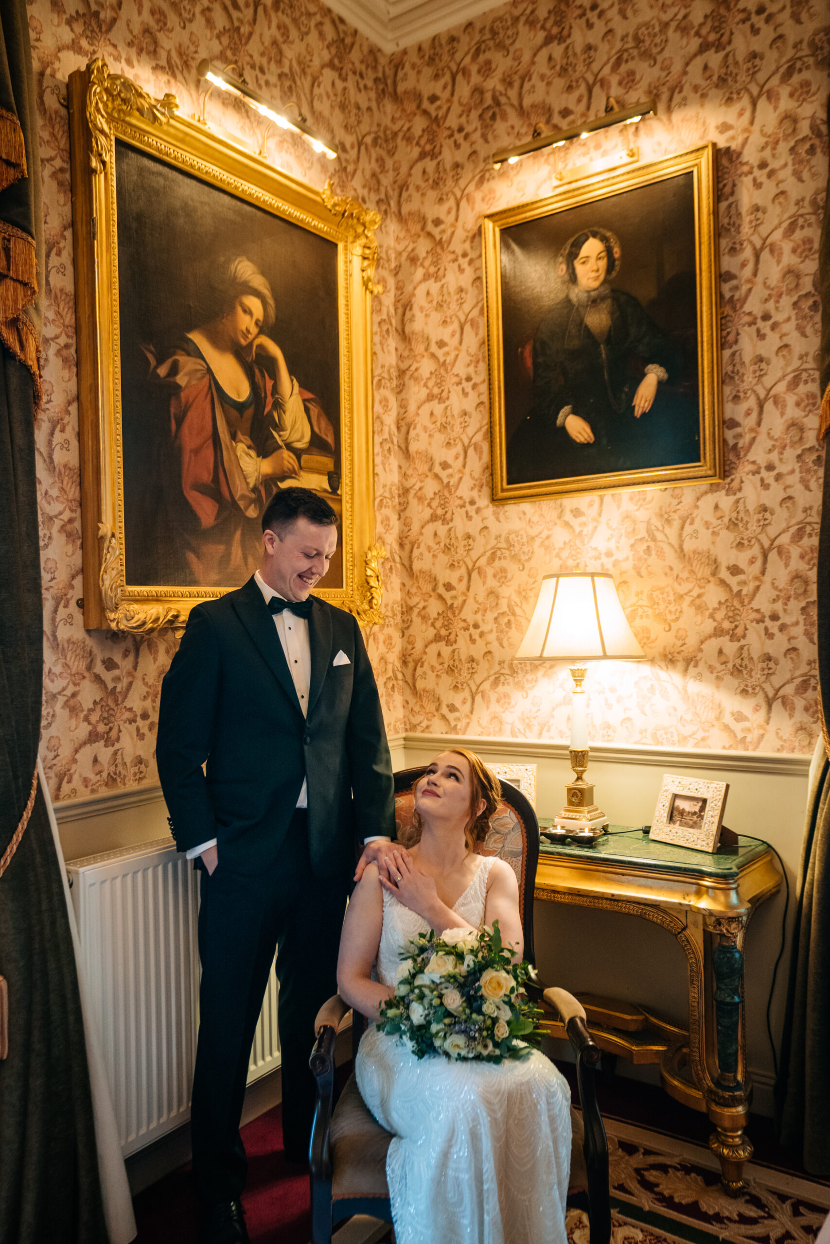 Elegant moments captured during a stunning Markree Castle Destination Wedding in Ireland. From the timeless charm of the castle's interiors to the romantic outdoor settings, these photographs tell the story of love and celebration in one of Ireland's most iconic wedding venues. Each image reflects the authentic emotions and unique atmosphere of this unforgettable day.