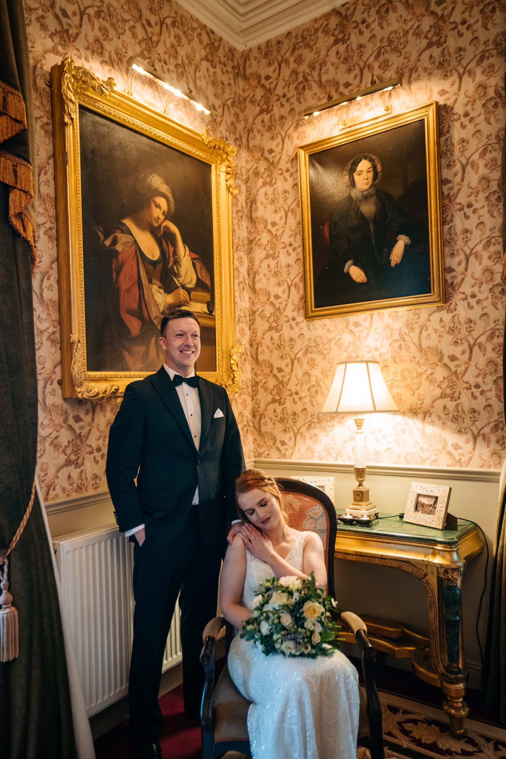 Elegant moments captured during a stunning Markree Castle Destination Wedding in Ireland. From the timeless charm of the castle's interiors to the romantic outdoor settings, these photographs tell the story of love and celebration in one of Ireland's most iconic wedding venues. Each image reflects the authentic emotions and unique atmosphere of this unforgettable day.