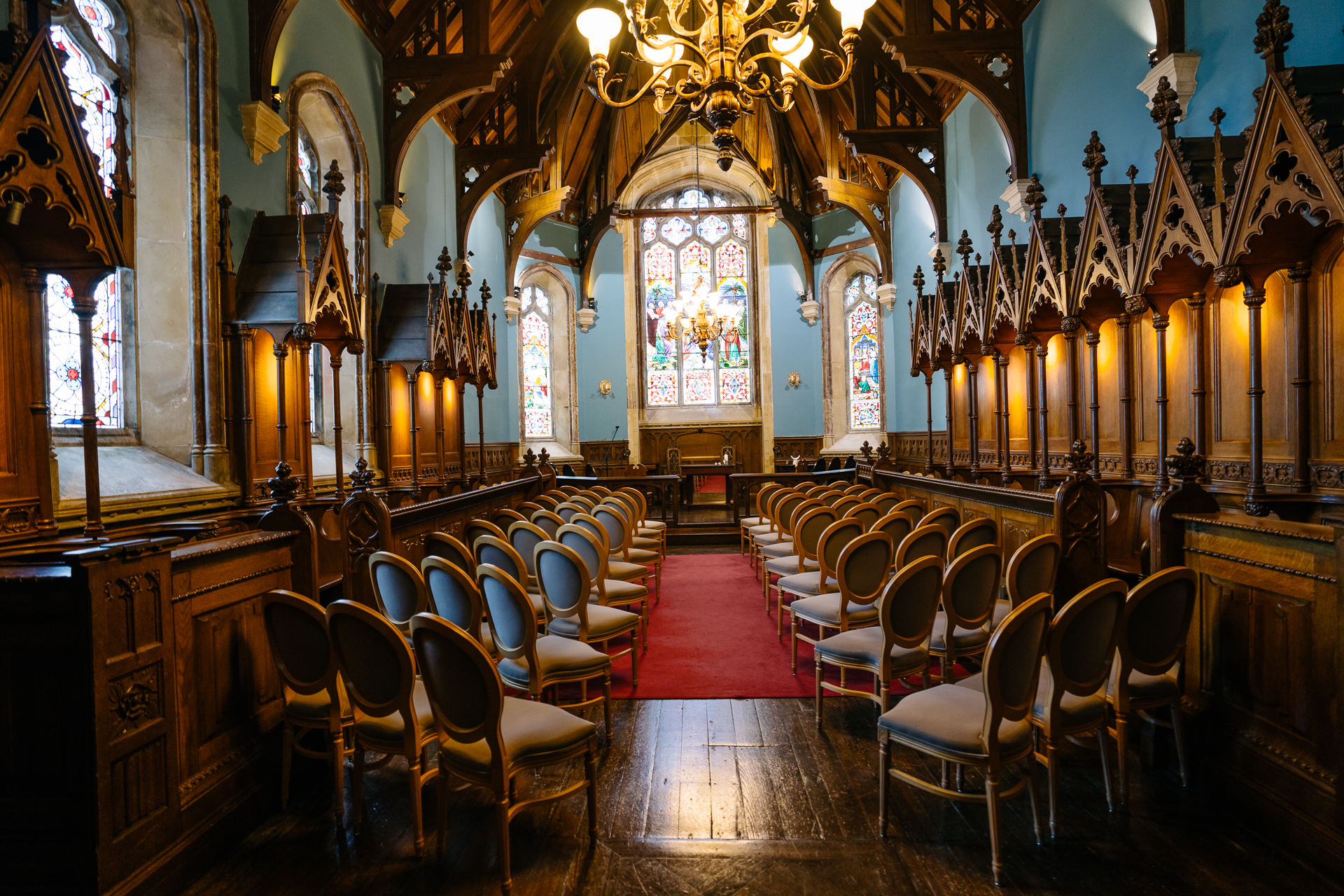 An emotional and elegant LGBT wedding ceremony in the historic chapel of Markree Castle. The two grooms exchanged vows in an intimate and romantic setting, surrounded by family and friends"Wedding details, including cufflinks and shoes, during the preparation of two grooms at Markree Castle