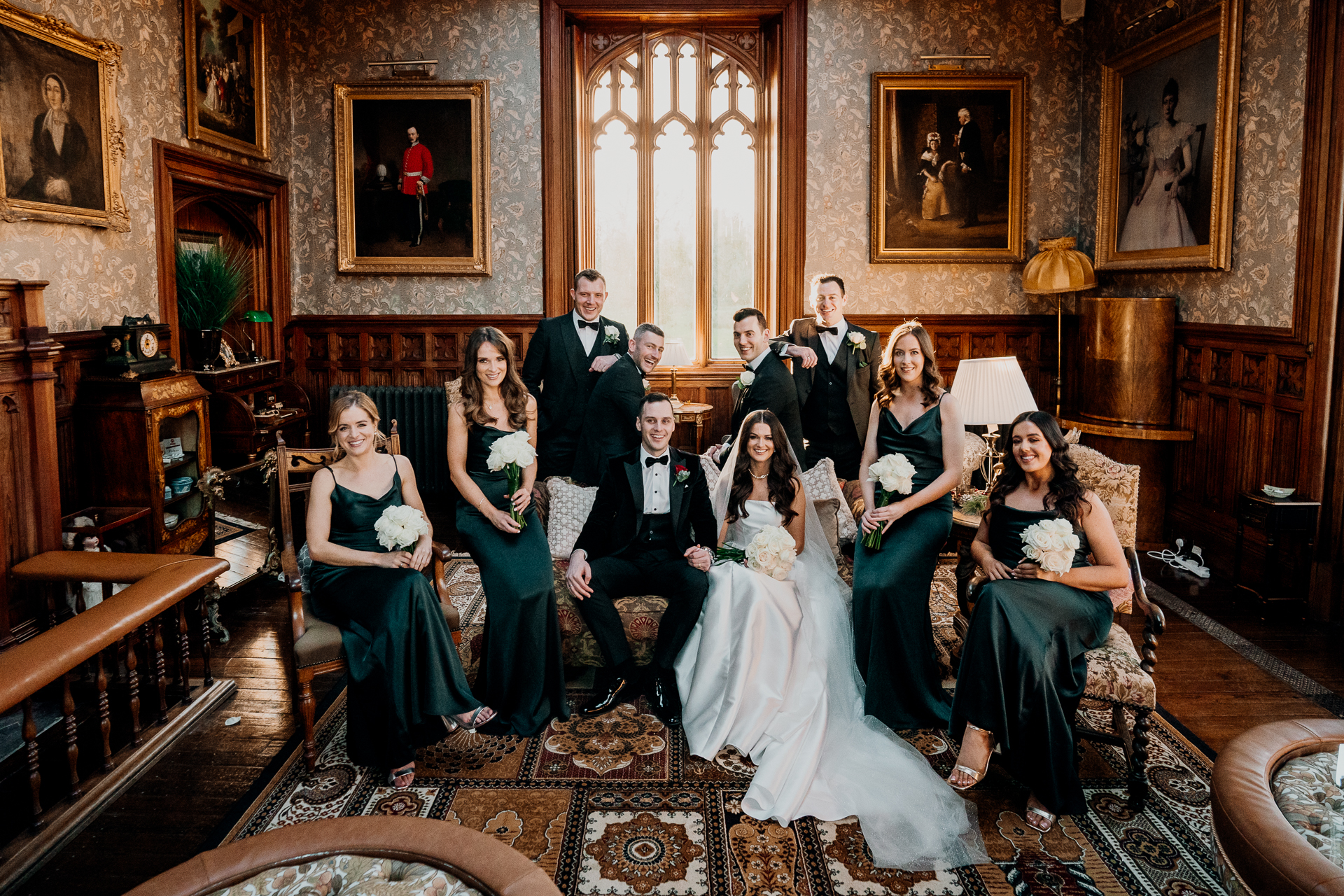 A group of people posing for a photo