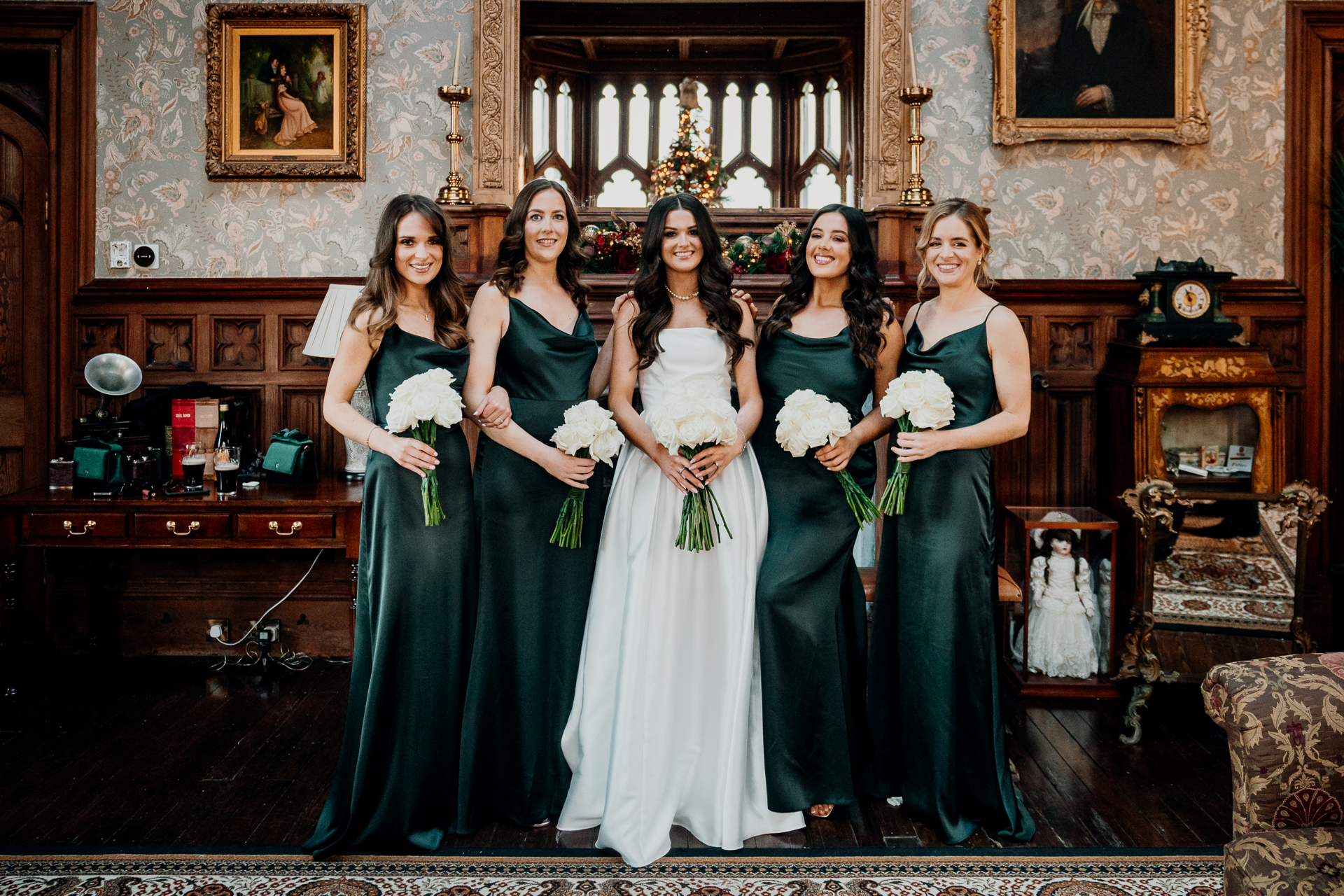 A group of women posing for a picture