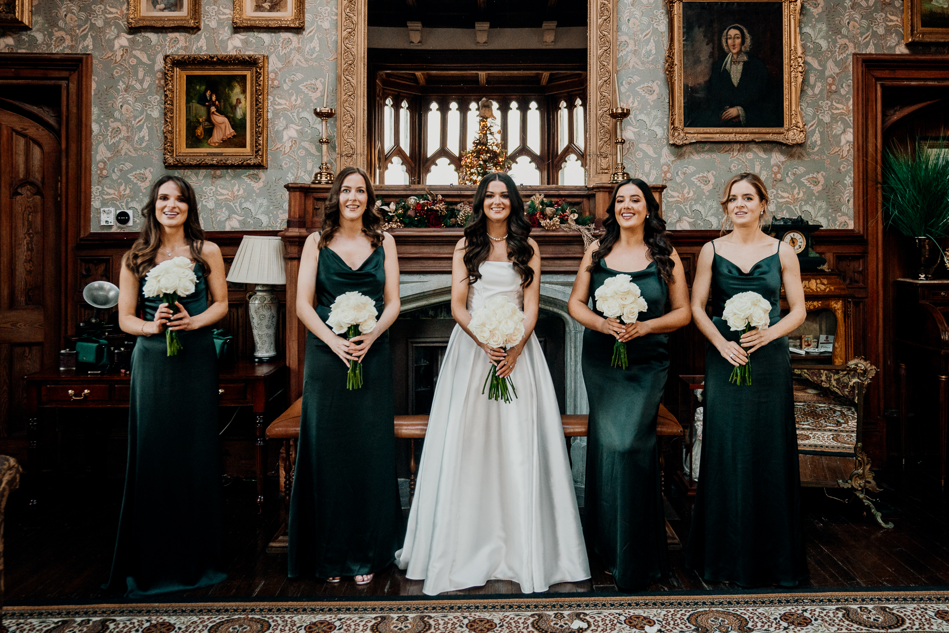 A group of women posing for a picture