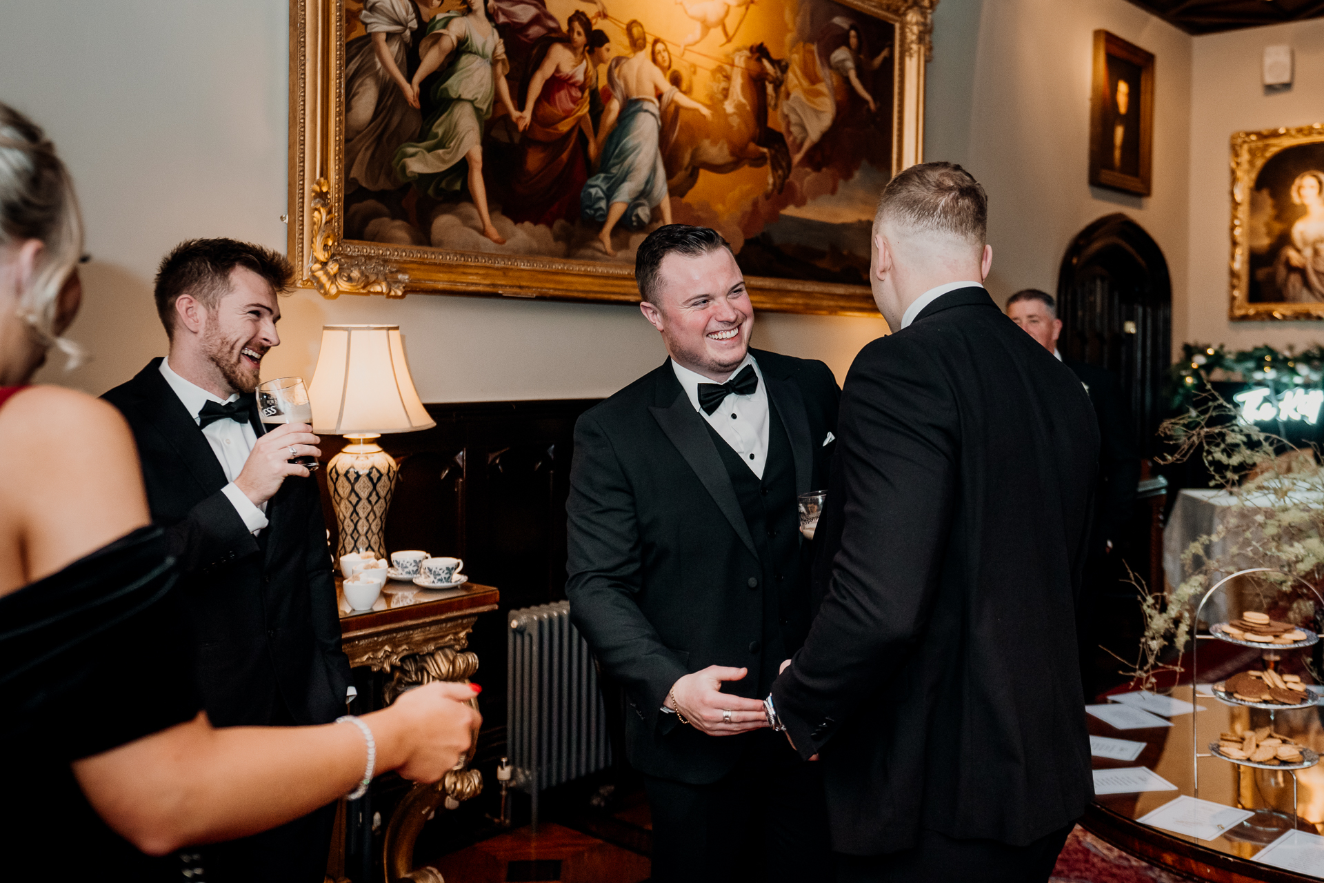 A group of people in suits