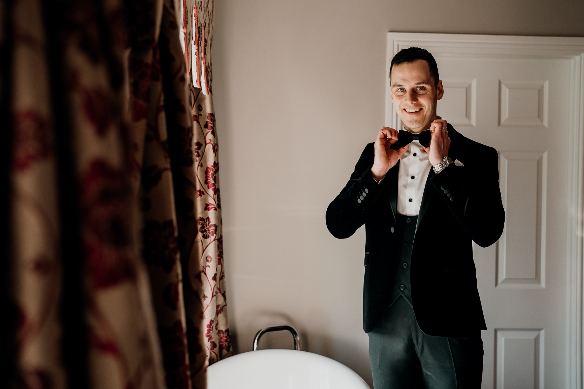 A man holding a phone