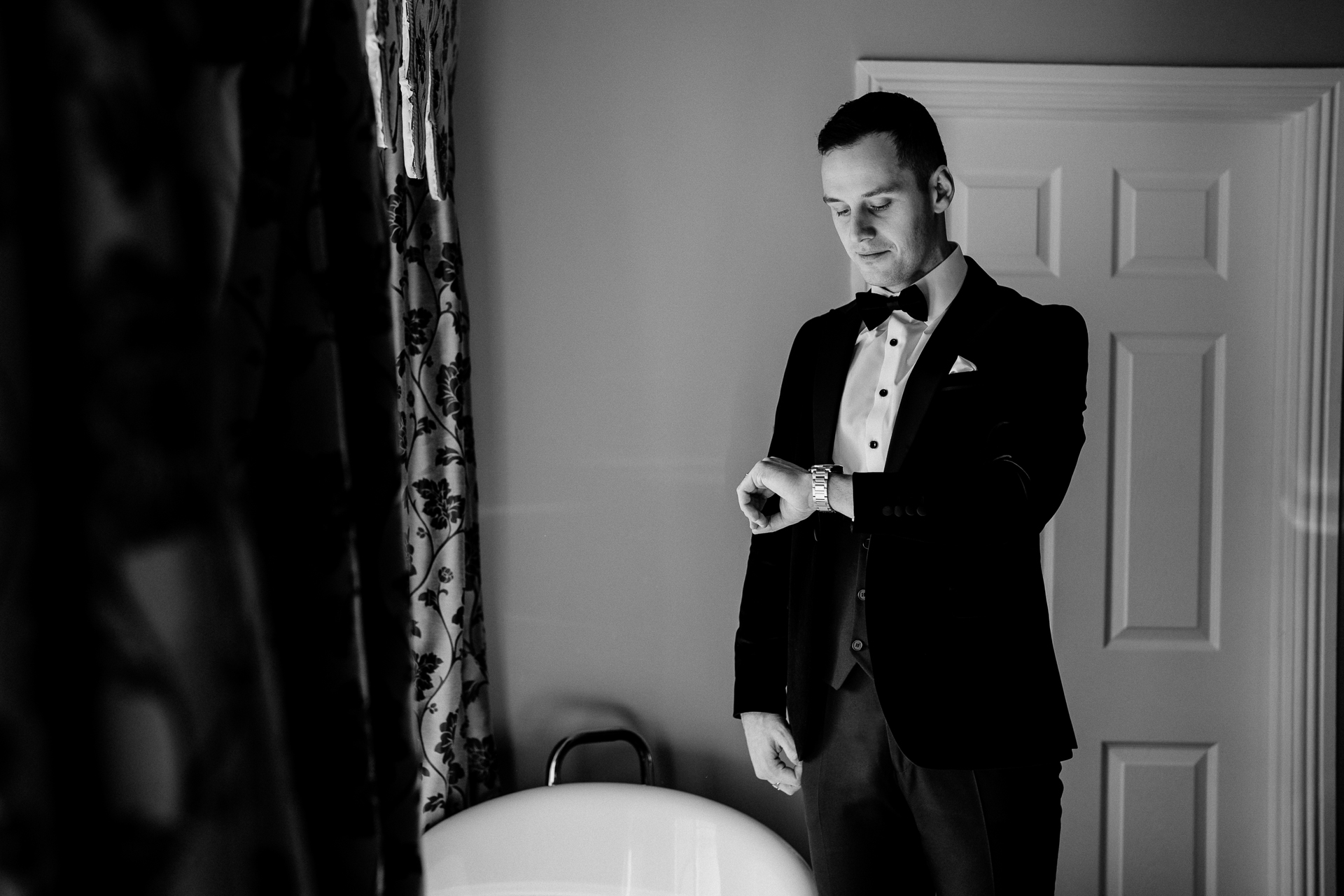 A person in a suit