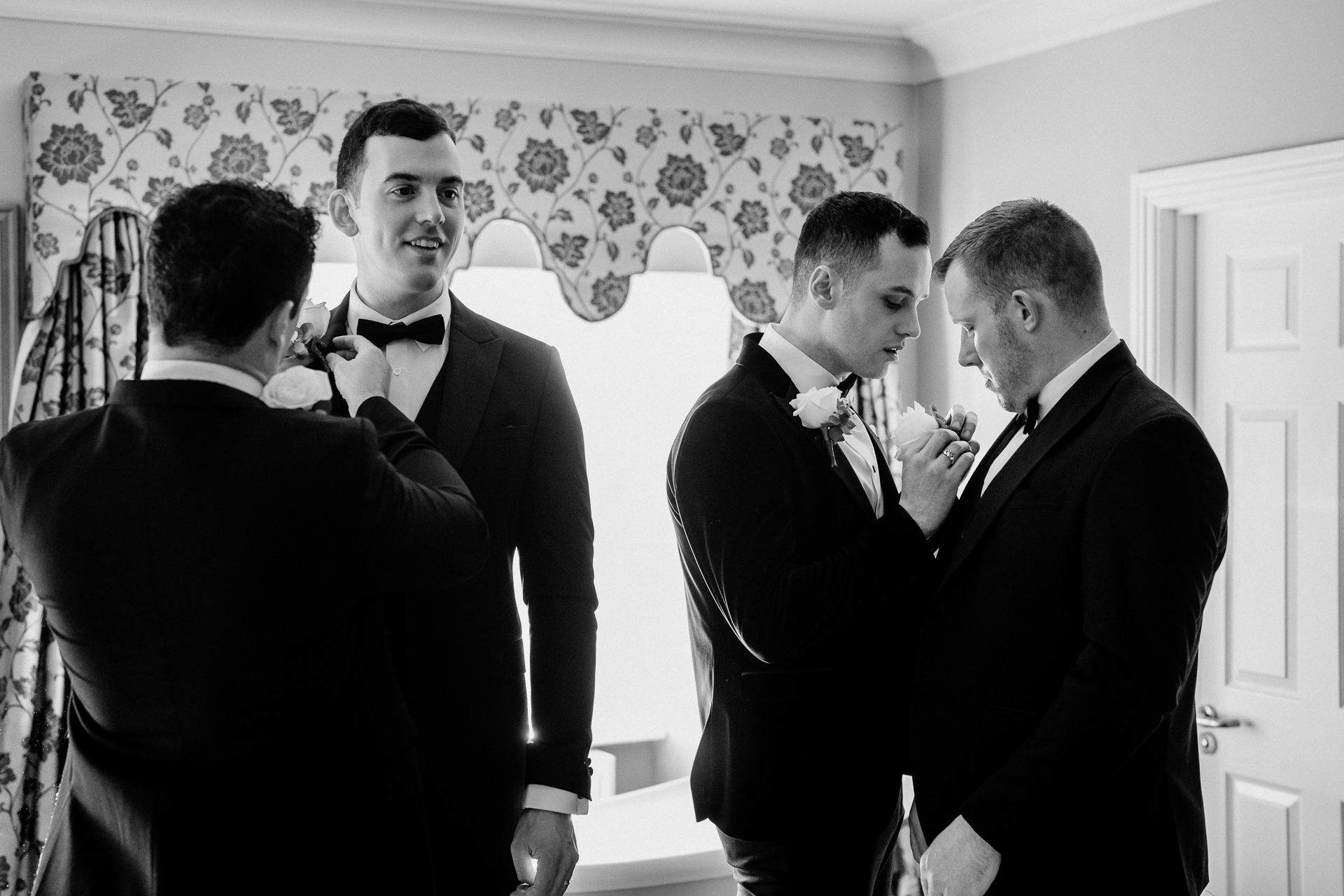 A group of men in suits
