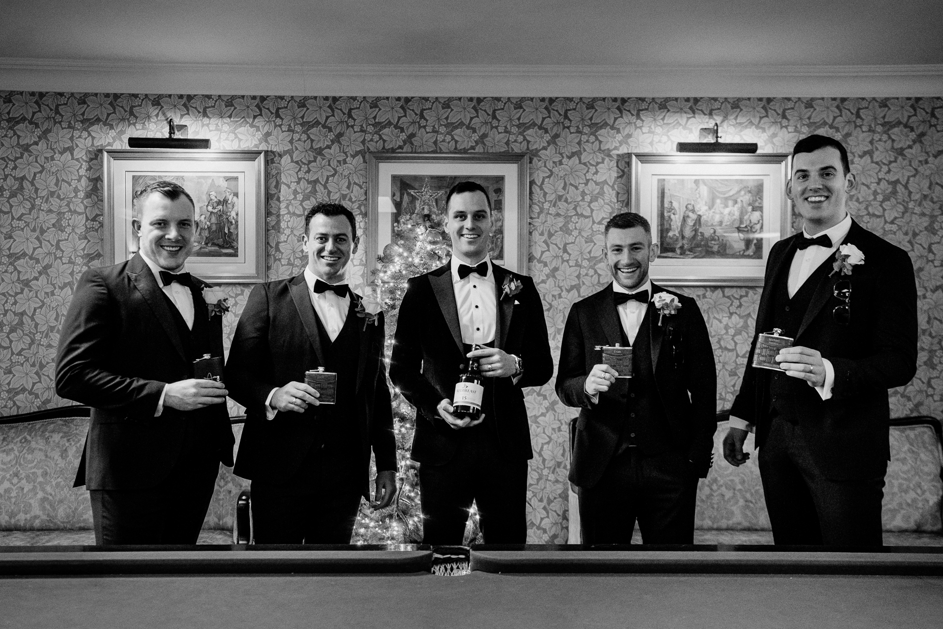 A group of men in suits