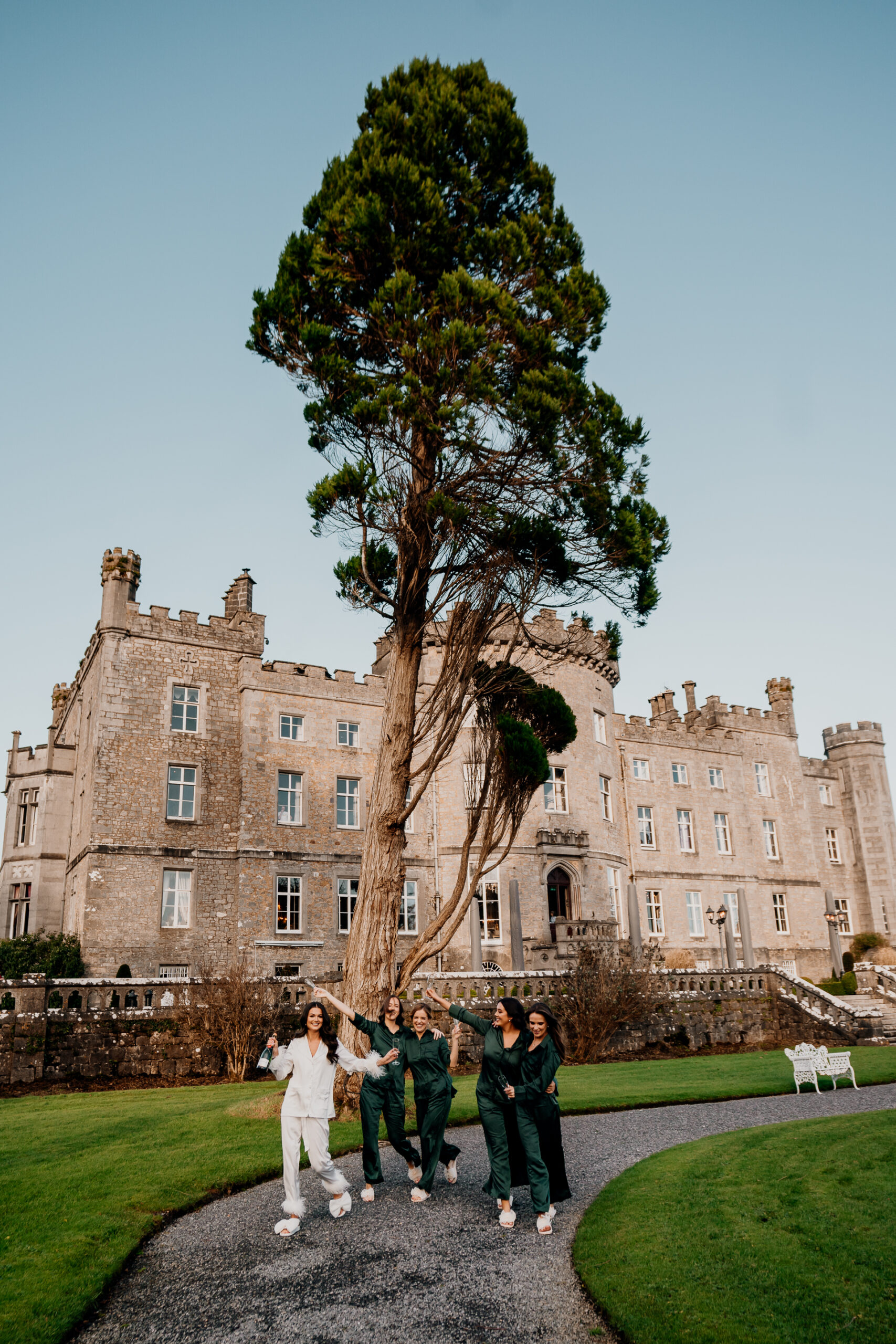 Authentic and elegant bride preparations captured by a Dublin Wedding Photographer at Markree Castle. This moment reflects the excitement and anticipation of a beautiful wedding day in Ireland. Specializing in Destination Wedding Photography and Documentary Wedding Photography