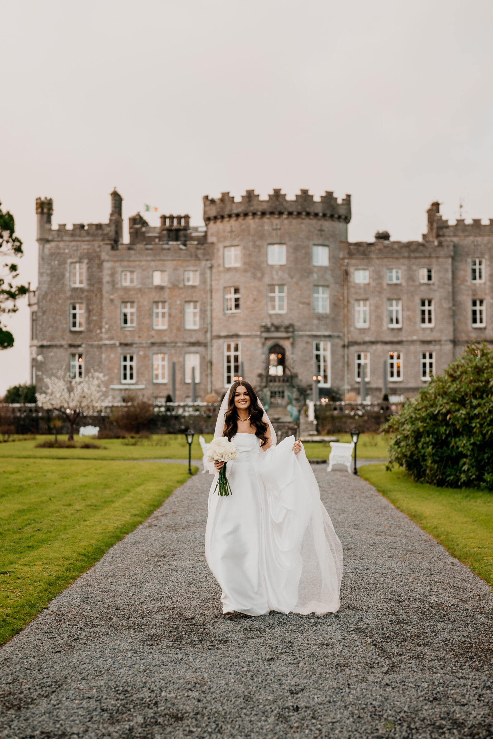 Two women in wedding dresses
