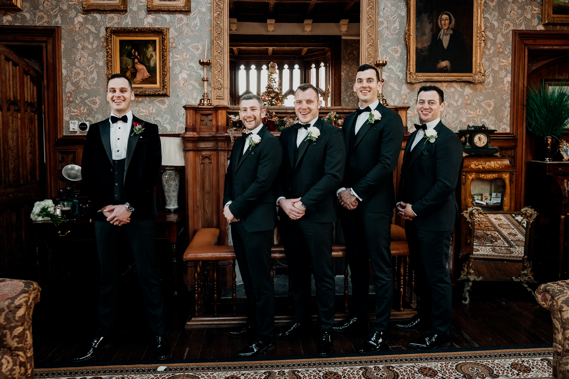 A group of men in suits