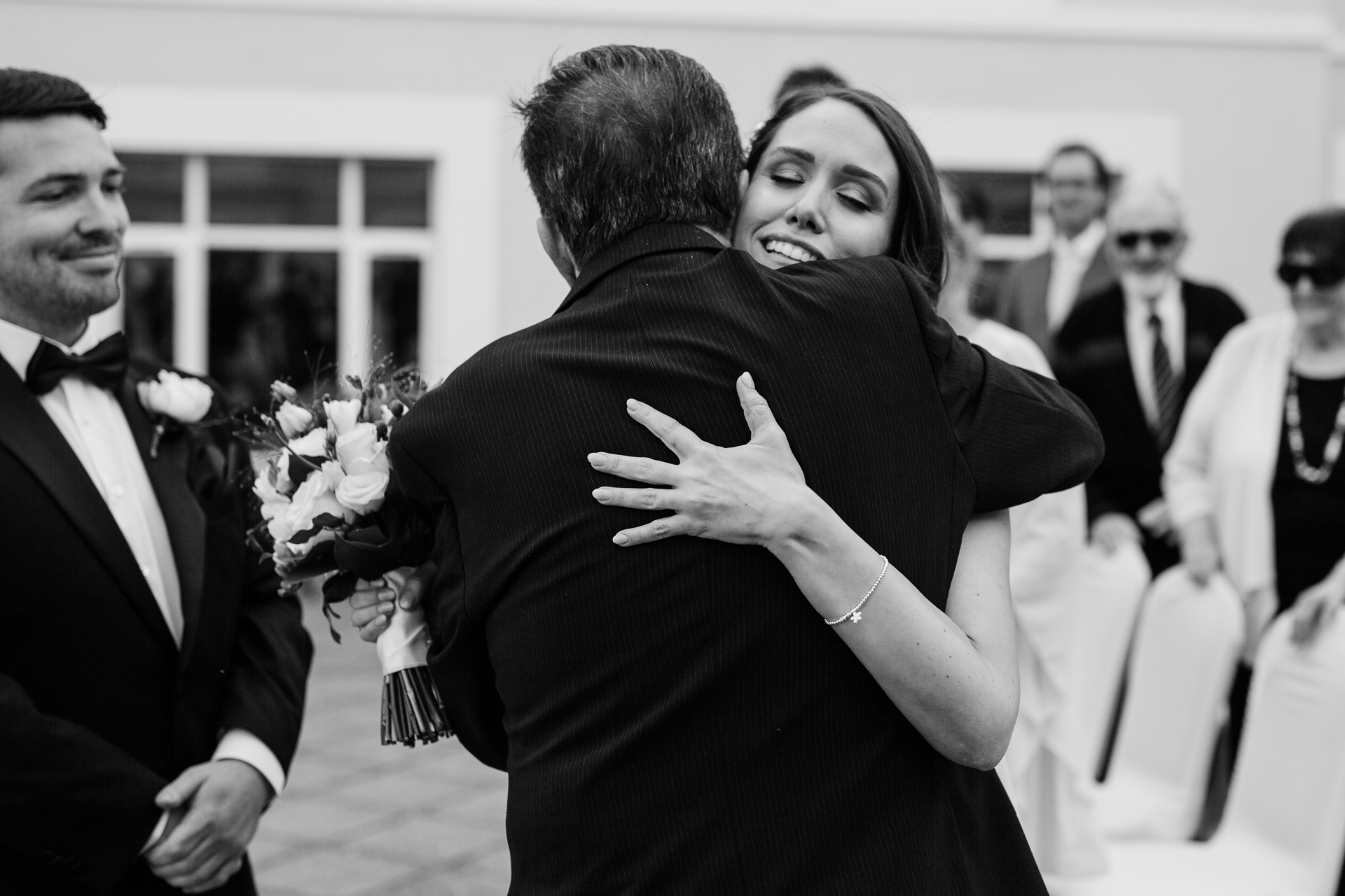 A man and woman dancing