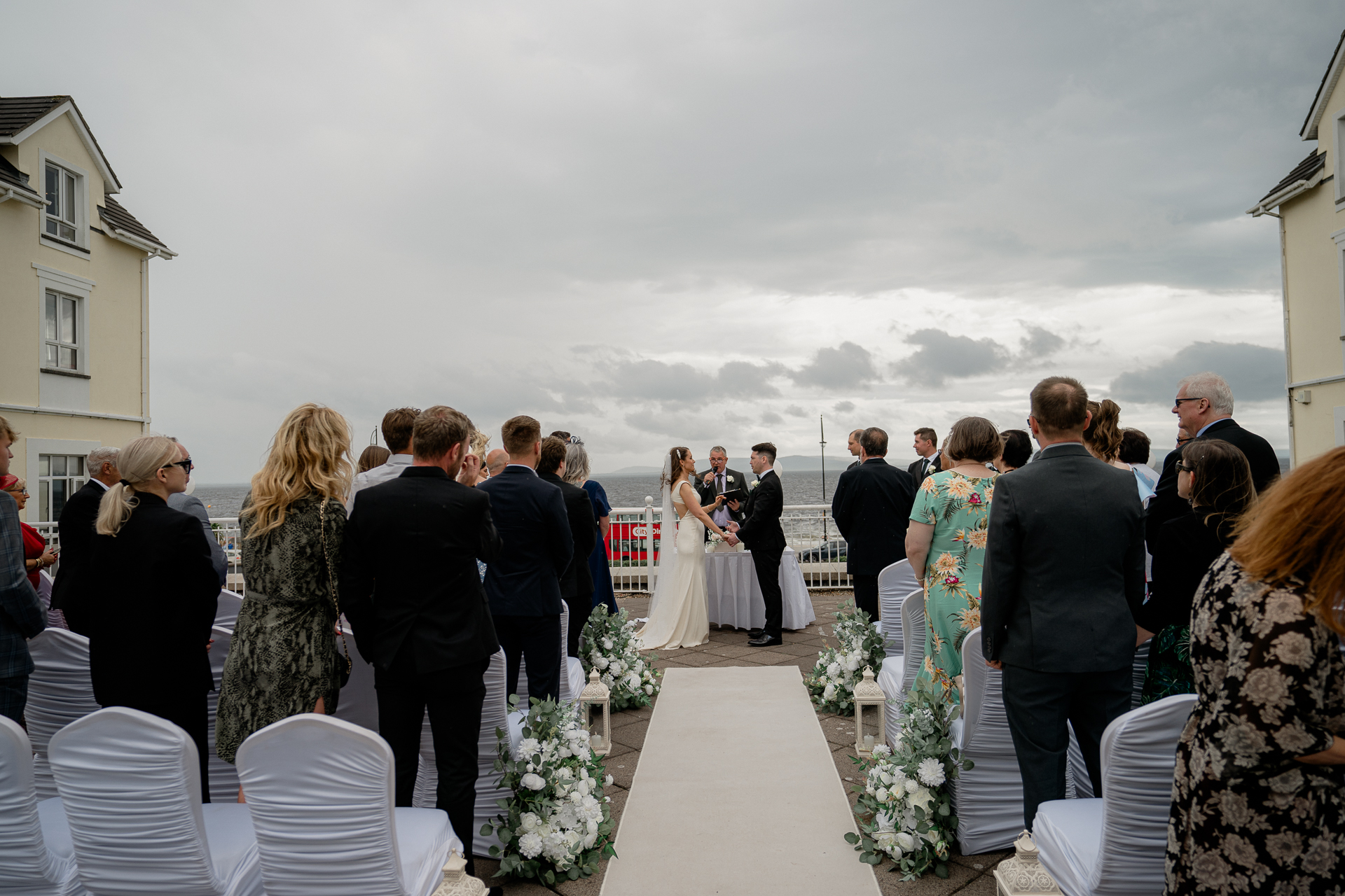 A wedding party at a wedding