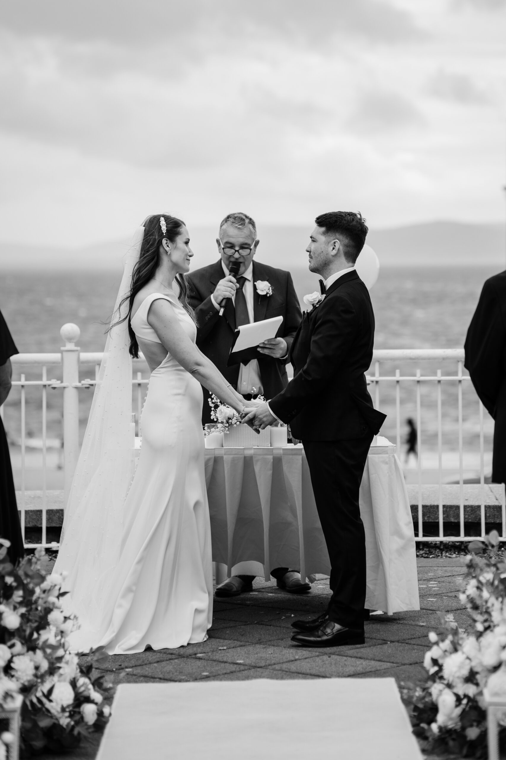 A man and woman kissing