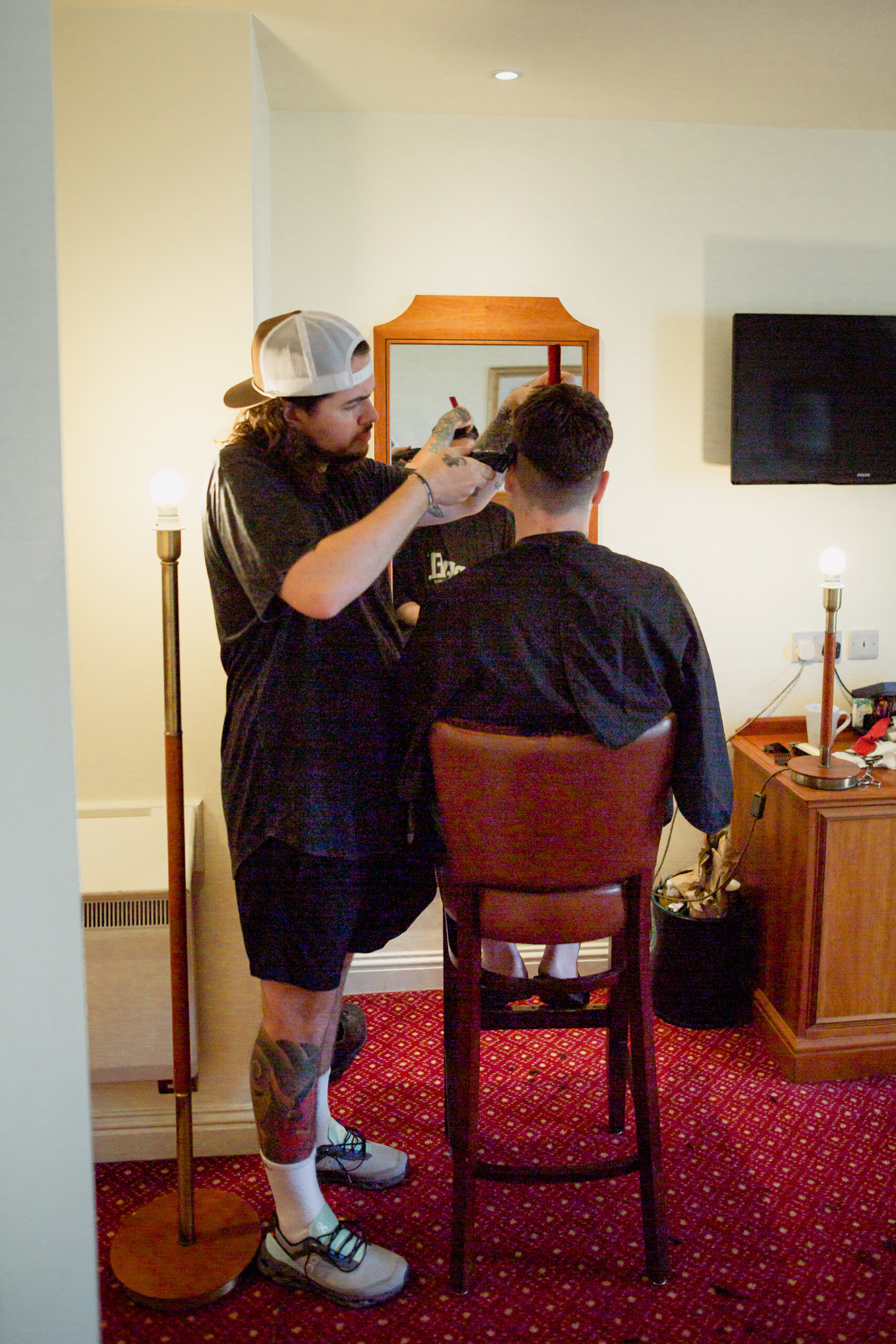 The excitement builds as the bride and groom prepare for their Galway Bay Hotel Wedding. From delicate bridal details to the groom’s final touches, every moment is filled with anticipation. This documentary-style photography captures the raw emotions and joy of getting ready for the big day.