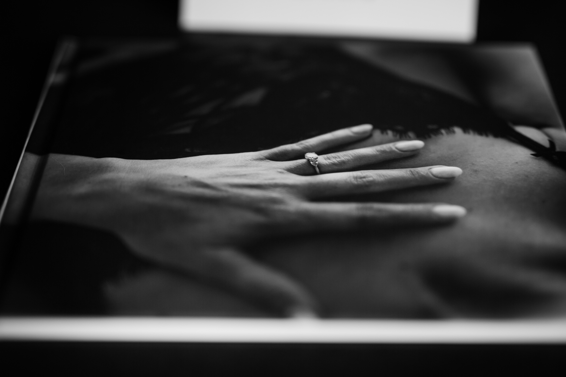 A close-up of a hand