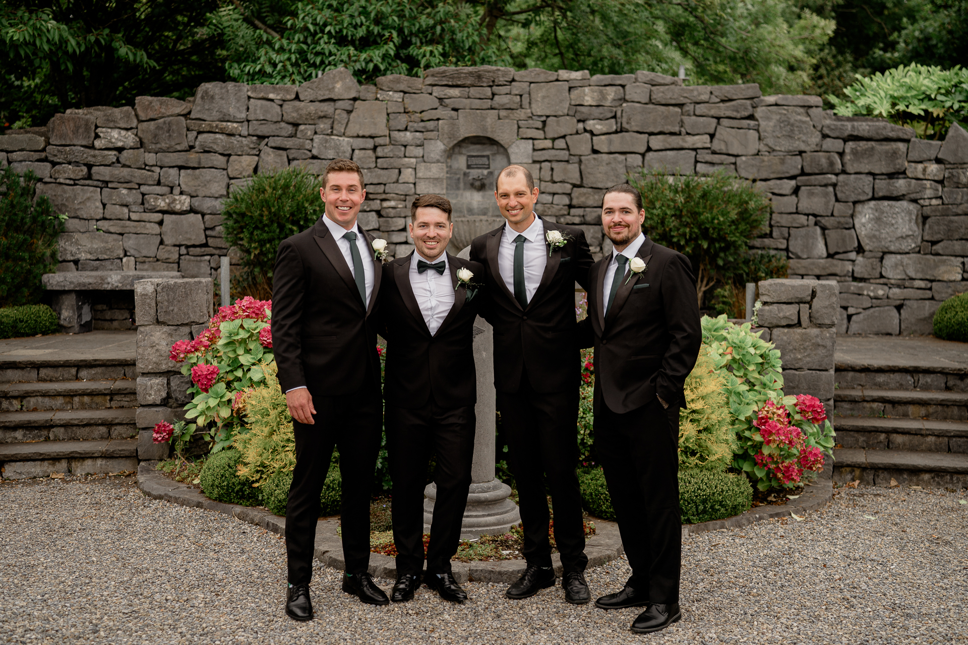 A group of men in suits