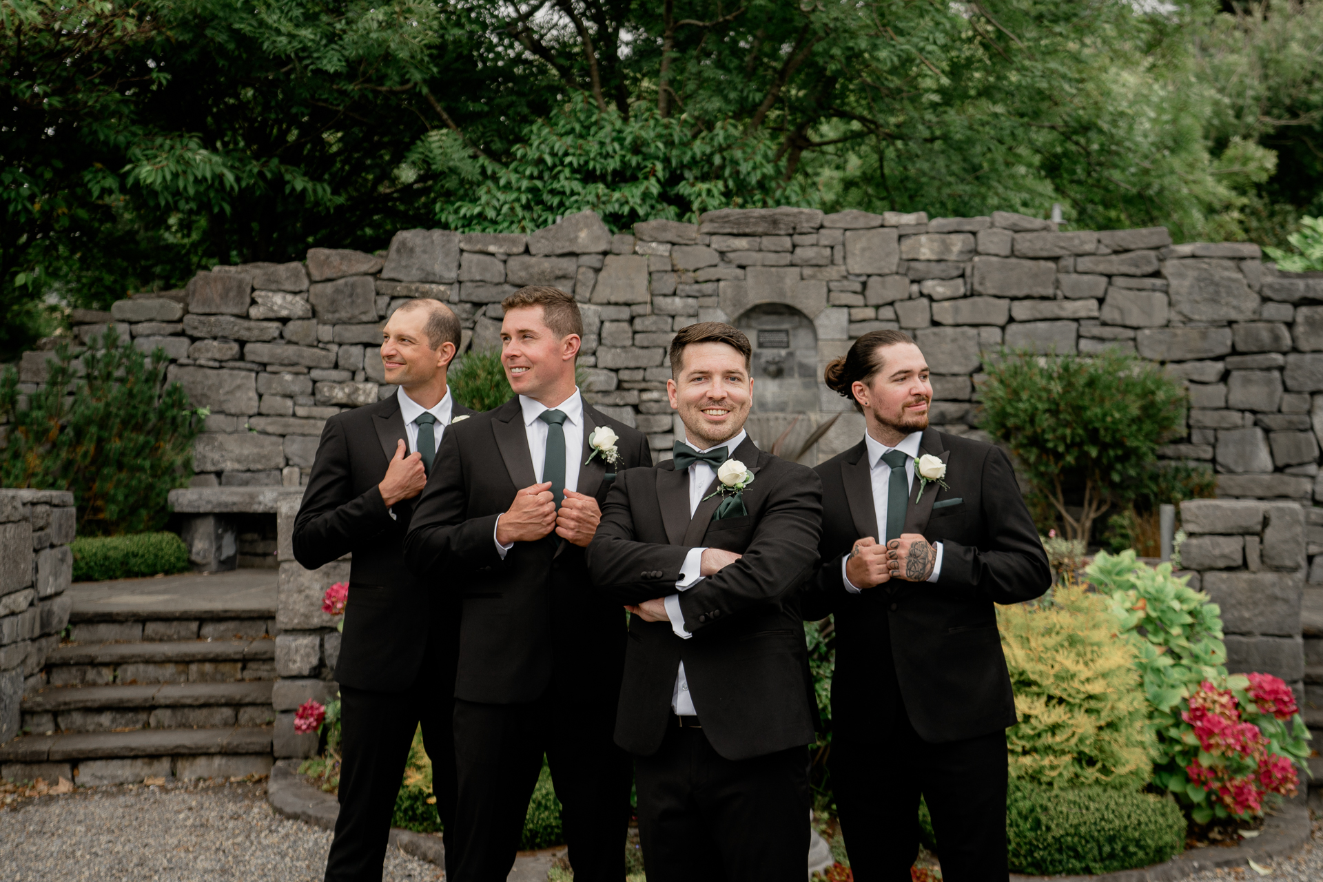 A group of men in suits