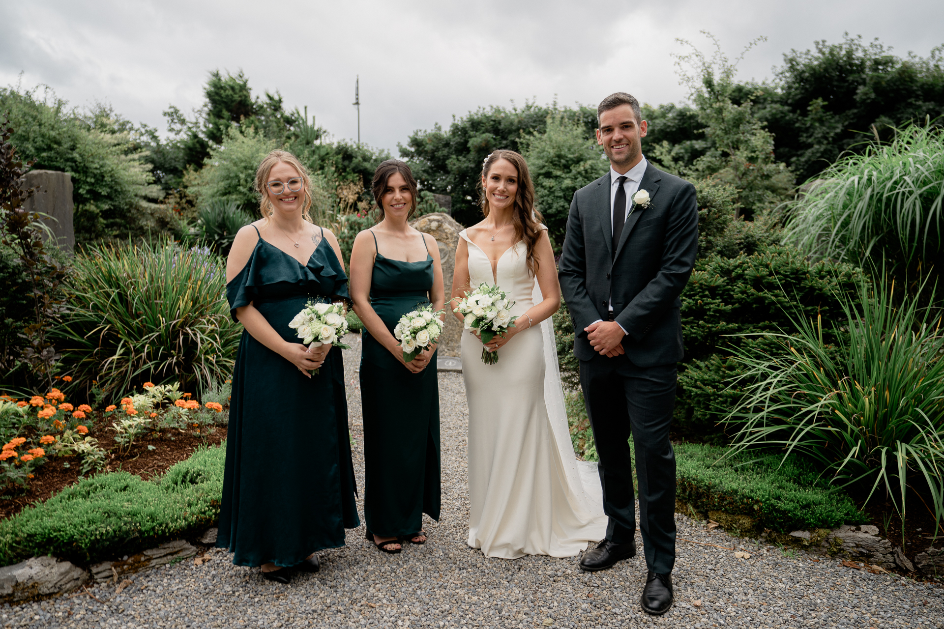 A group of people posing for a photo