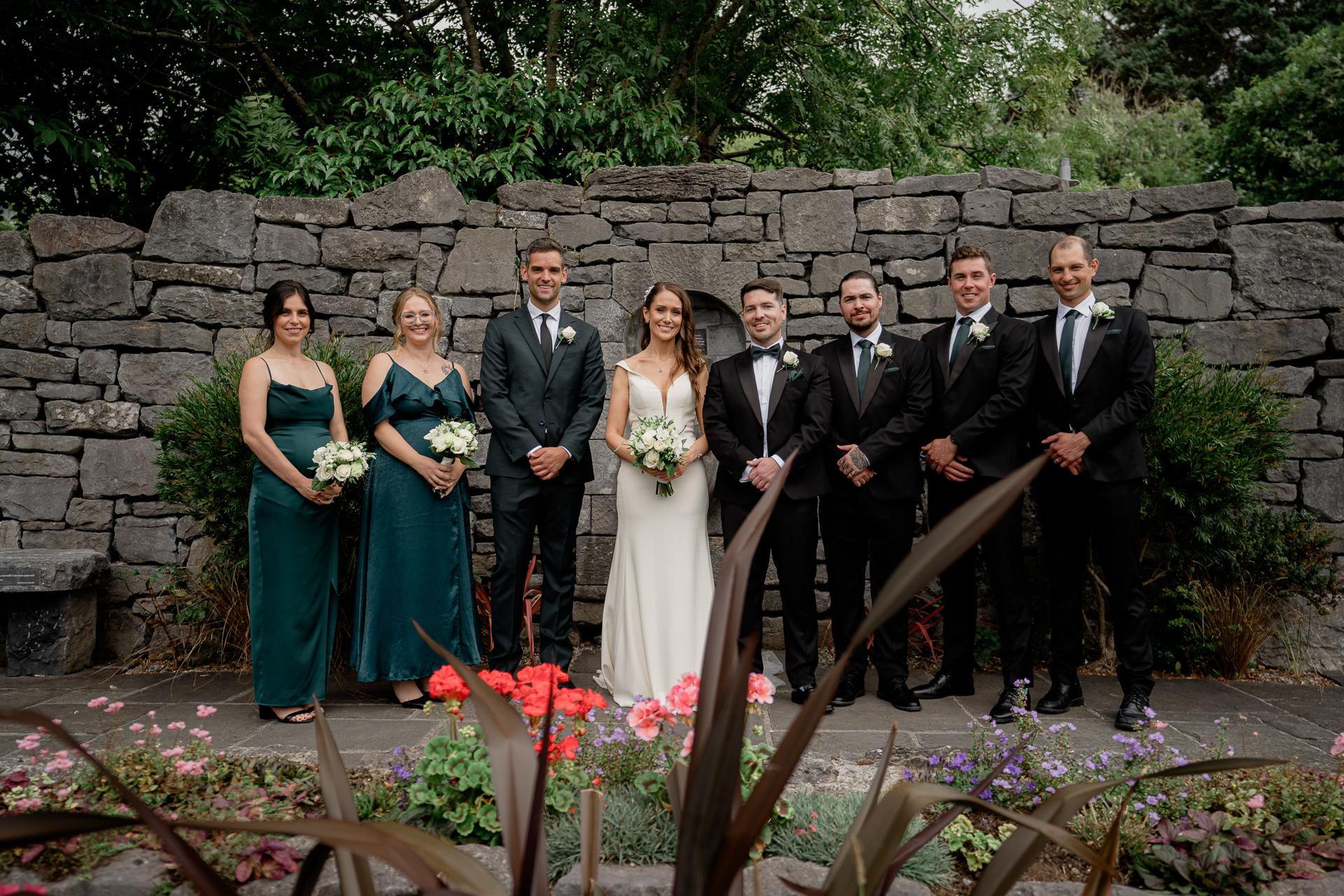 A group of people posing for a photo