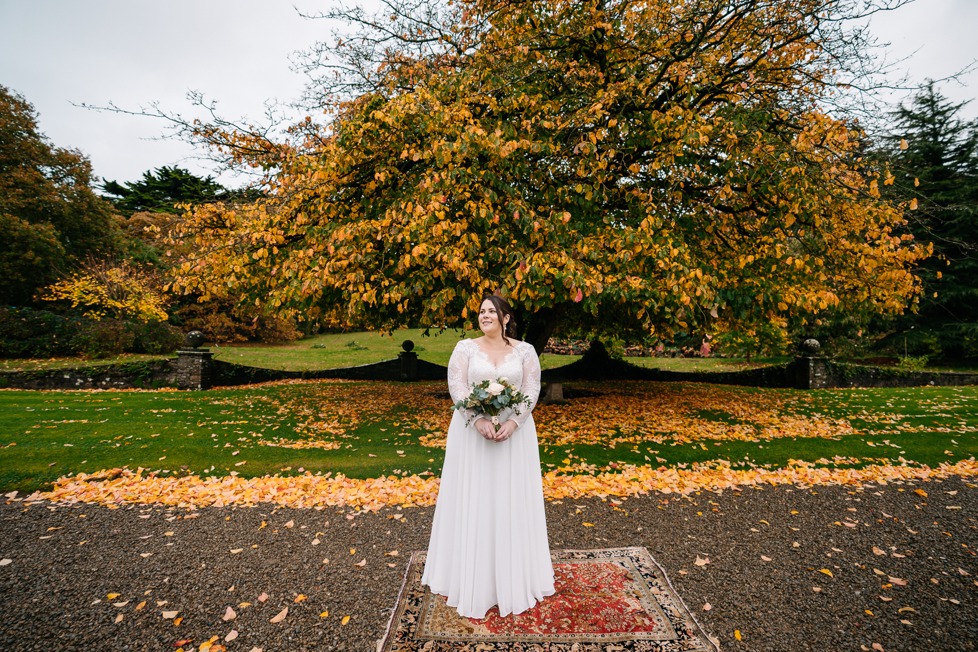 A person in a white dress