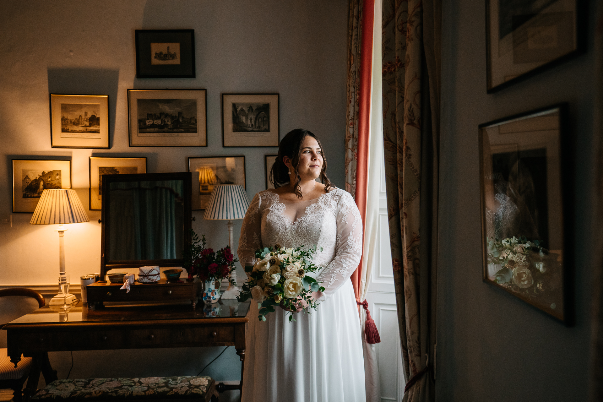 A person in a white dress